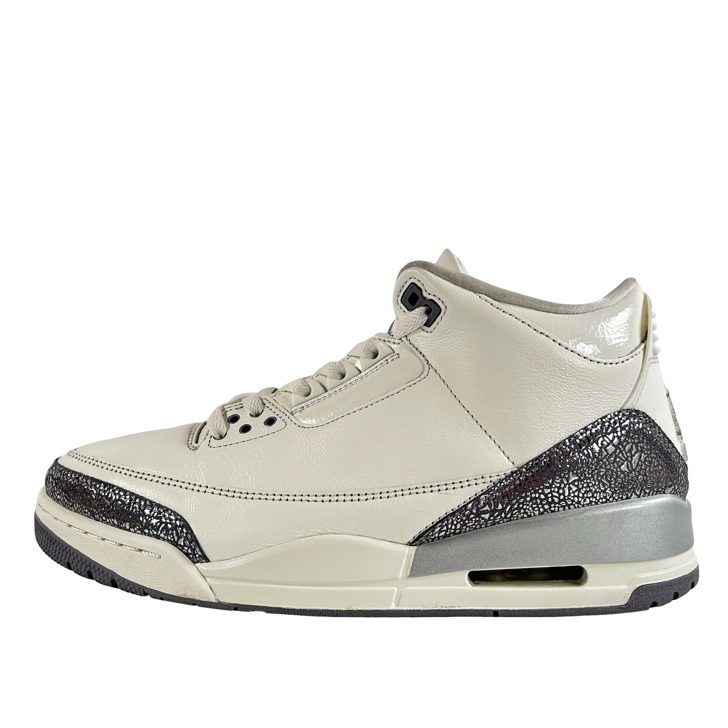 CK9246 100 Jordan 3 Retro Sail Cement Grey (W) [USED] - 12 W (Used)