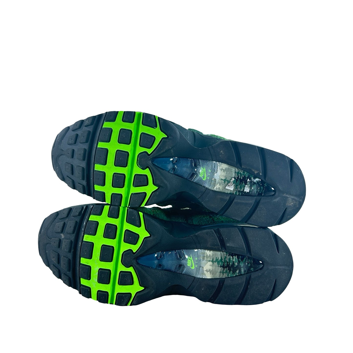 IQ3986 300 Nike Air Max 95 Big Bubble Ducks of a Feather Oregon Ducks The Woods [USED] - 9 M (Used)