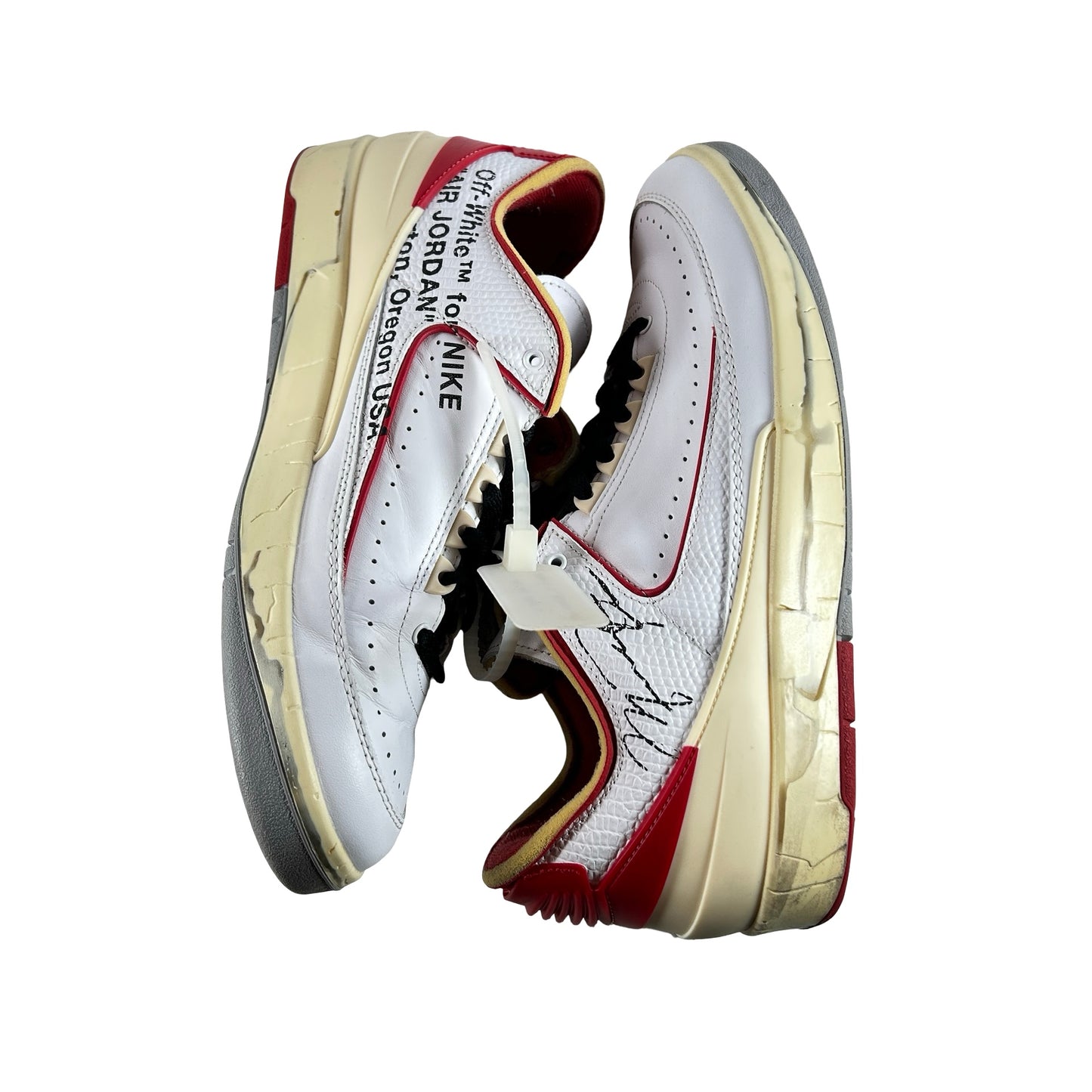 DJ4375 106 Jordan 2 Retro Low SP Off-White White Red [USED] - 10.5 M (Used5)