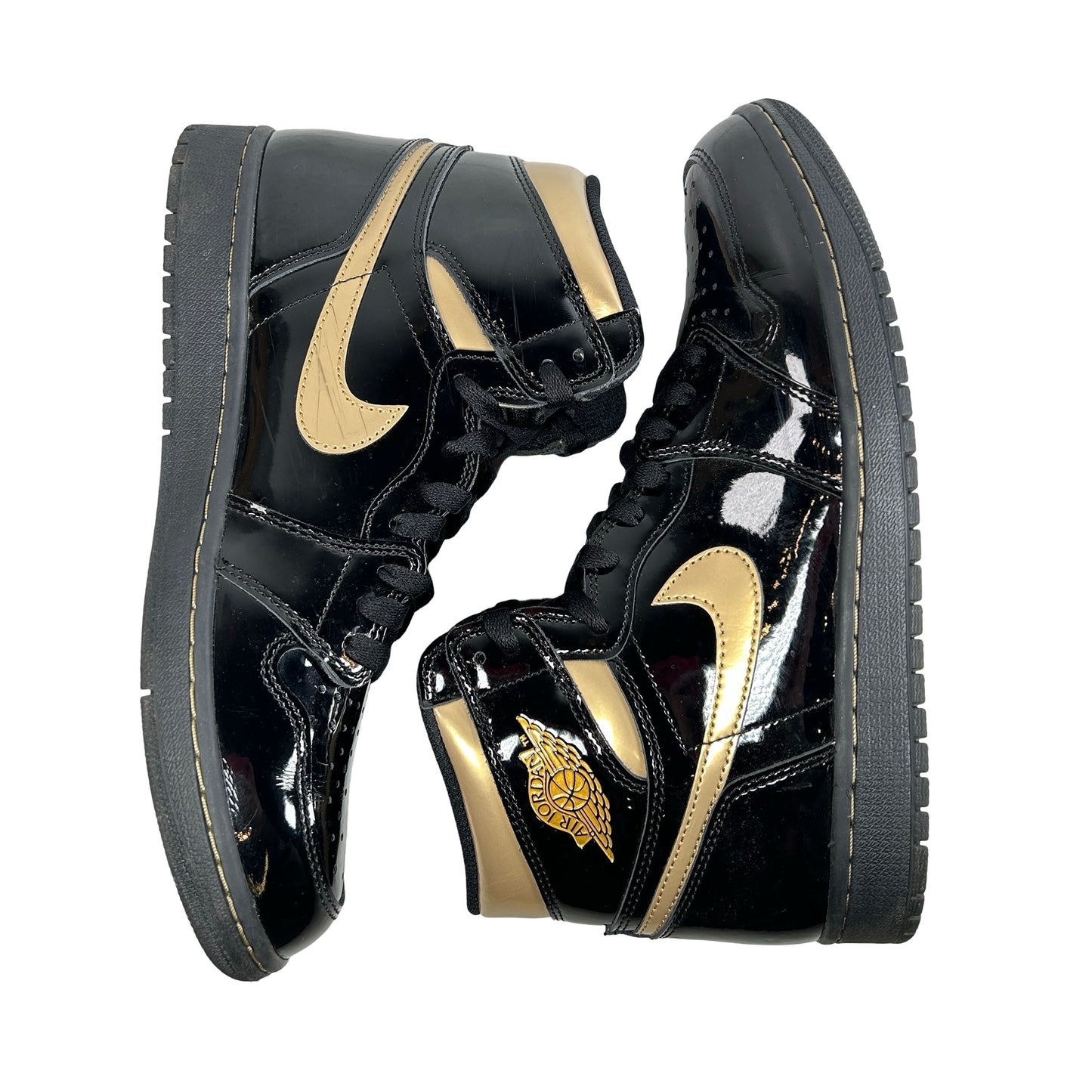 555088 032 Jordan 1 Black/Gold [USED] - 10 M (Used3)