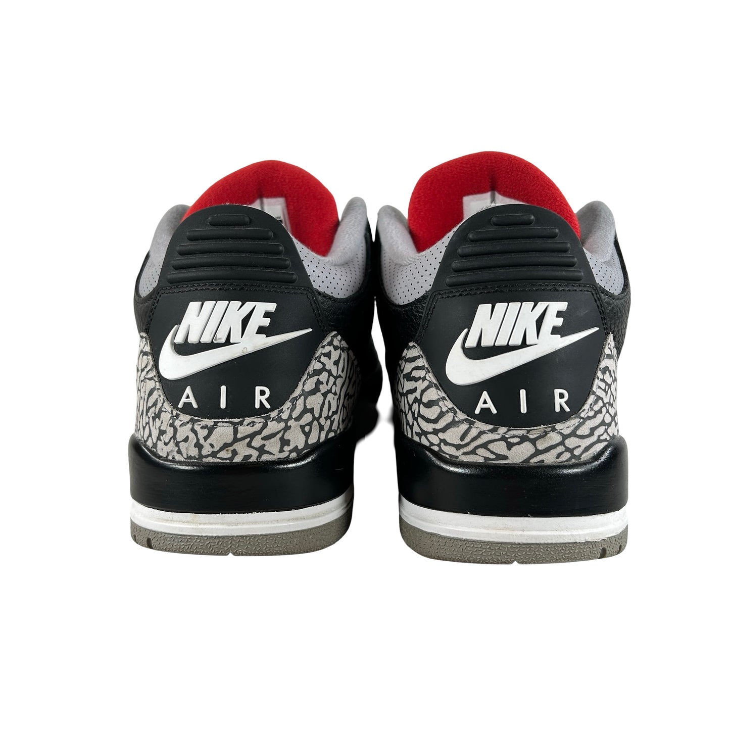 854262 001 Jordan 3 Black Cement 2018 [USED] - 11.5 M (Used) (No Box)