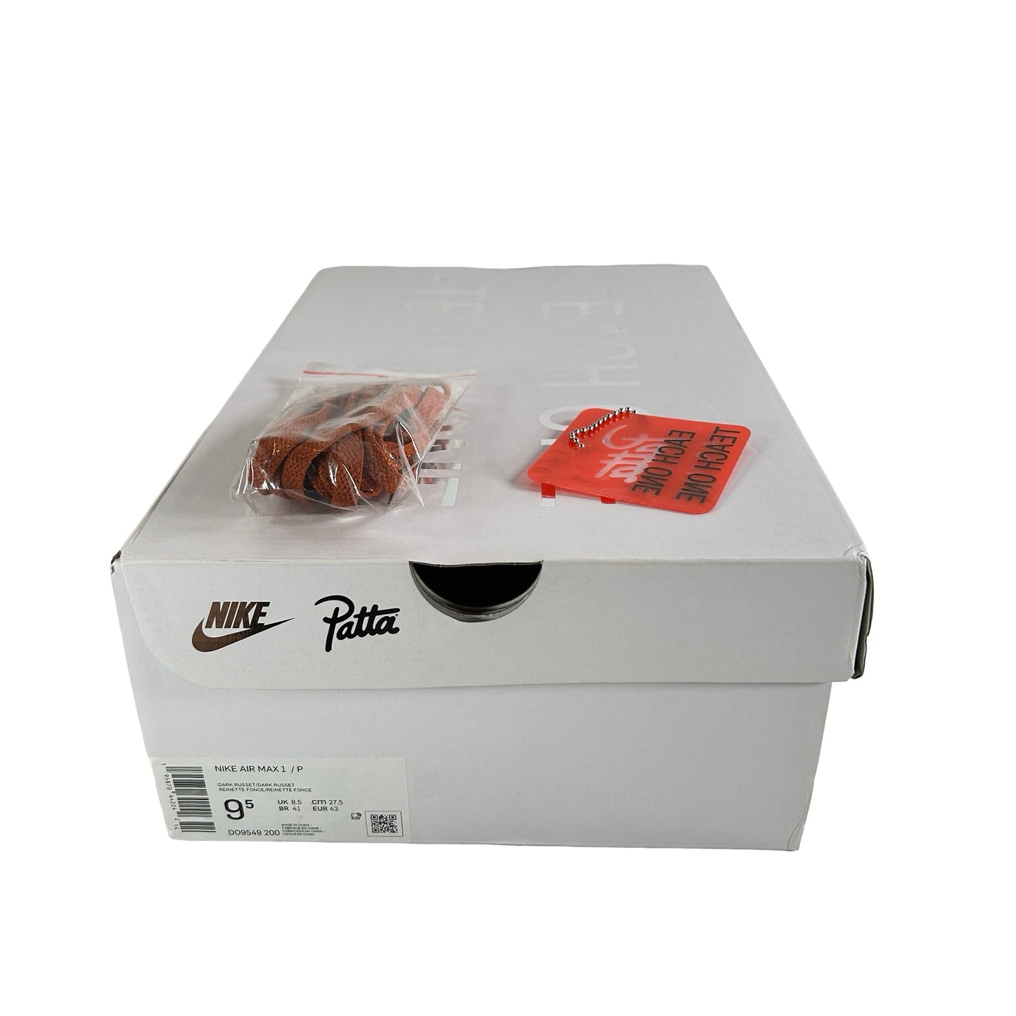 DO9549 200 Nike Air Max 1 Patta The Next Wave Dark Russett [USED] - 9.5 M (Used)