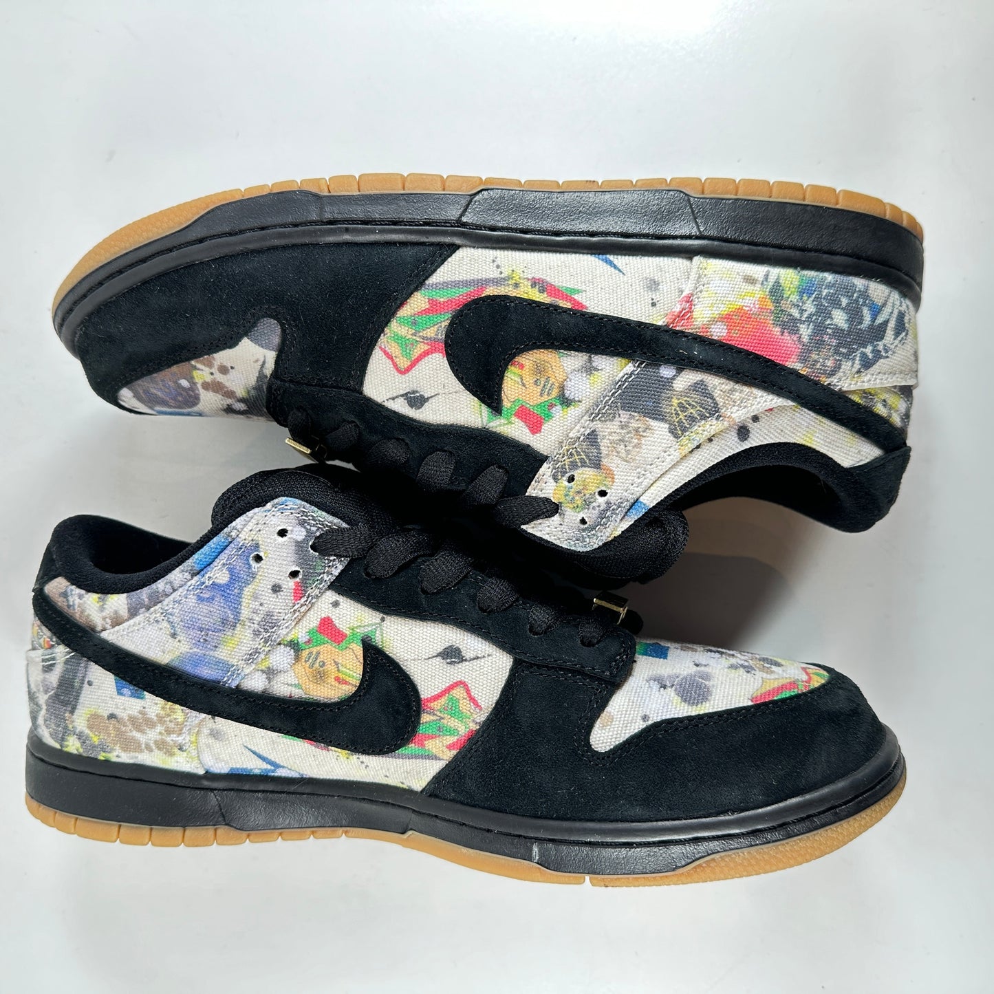 FD8778 001 Nike SB Dunk Low Supreme Rammellzee [USED] - 11.5 M (Used)