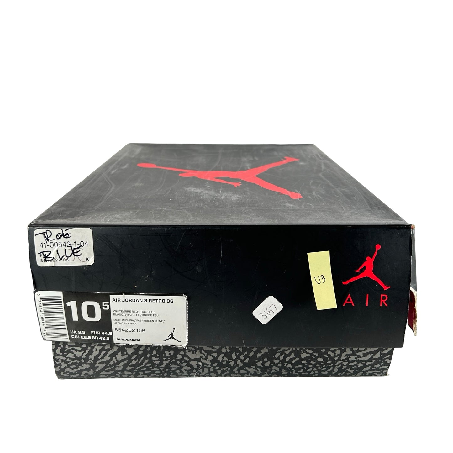 854262 106 Jordan 3 Retro True Blue (2016) [USED] - 10.5 M (Used3)