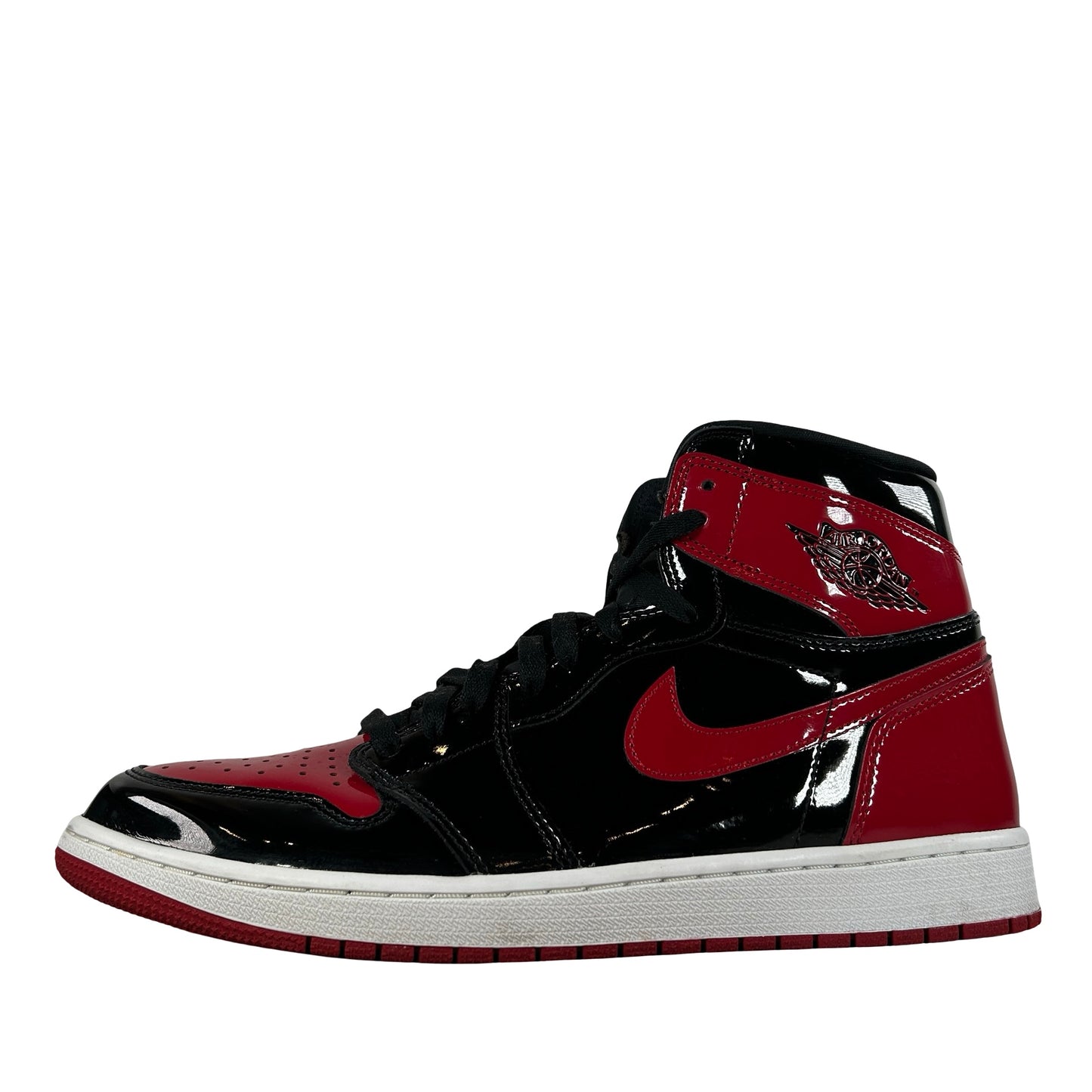 555088 063 Jordan 1 Retro High OG Patent Bred [USED] - 12.5 M (Used)