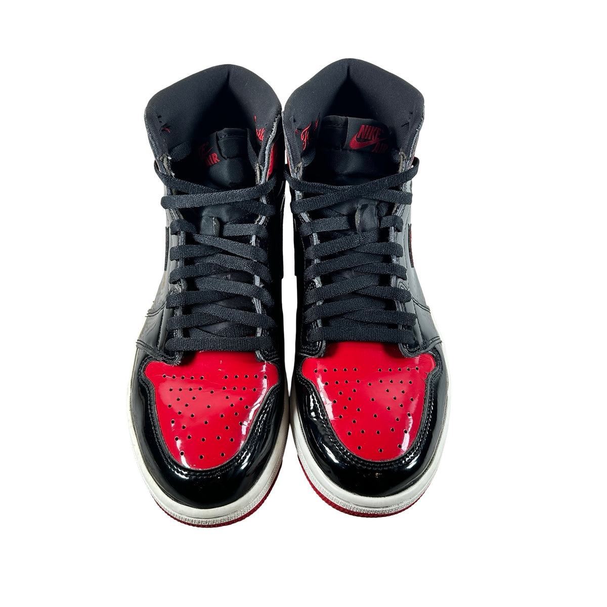 555088 063 Jordan 1 Retro High OG Patent Bred [USED] - 9.5 M (Used12)