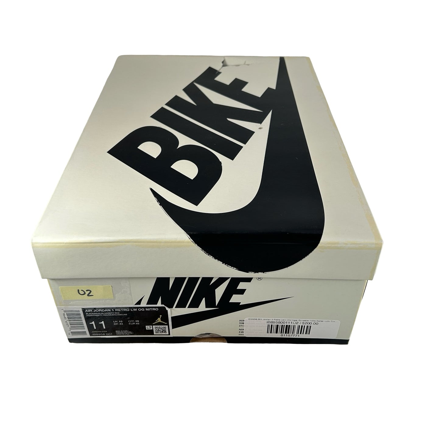 IB8958 001 Jordan 1 Retro Low OG Nigel Sylvester Nitro Better With Time [USED] - 11 M (Used2)