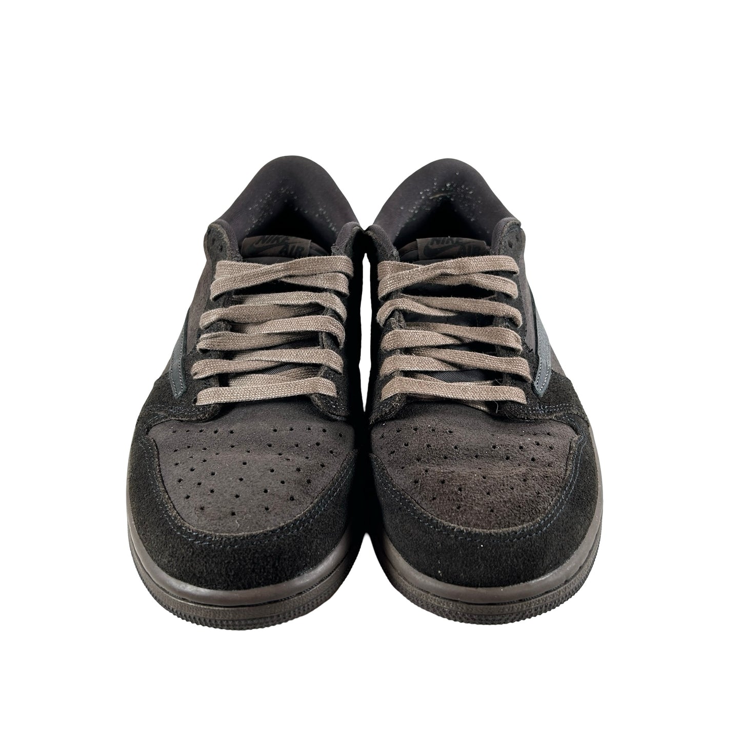 DM7866 202 Jordan 1 Retro Low OG SP Travis Scott Velvet Brown [USED] - 8.5 M (Used2) (No Box)