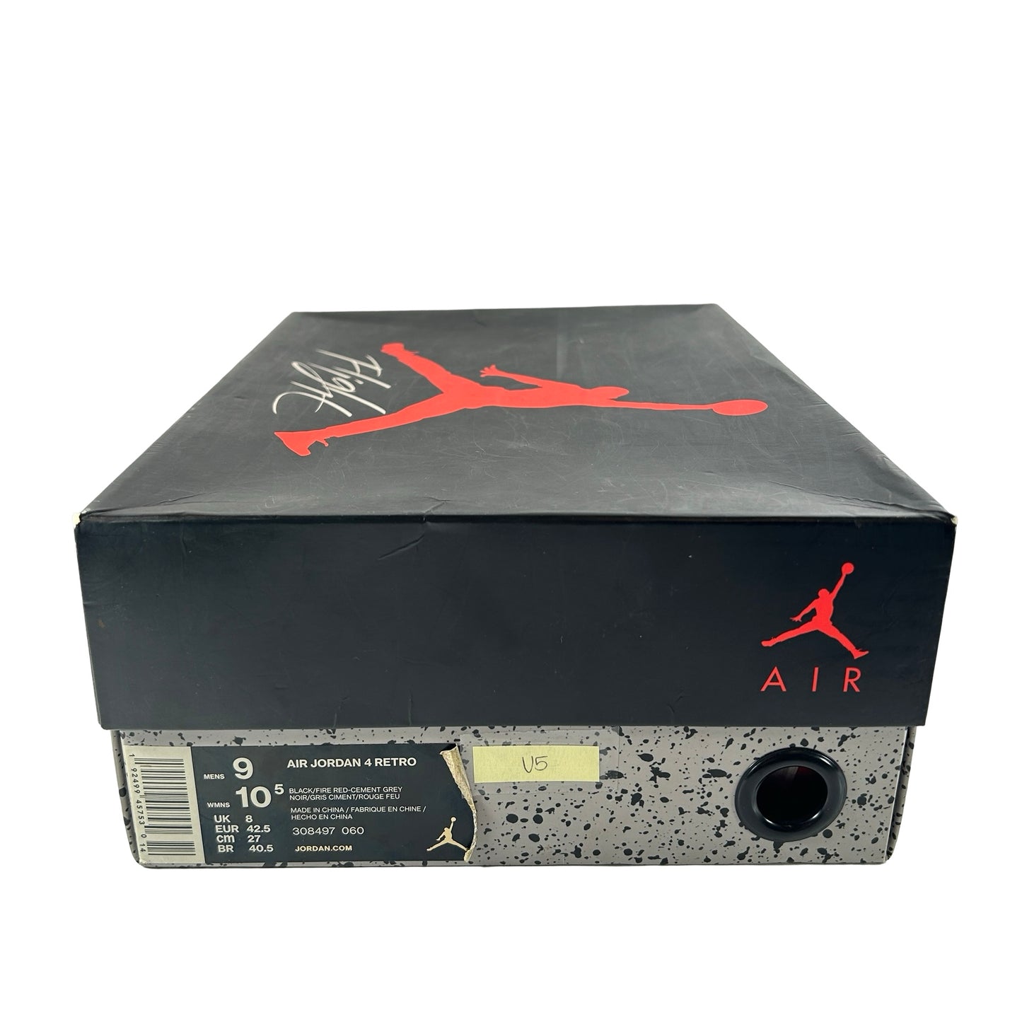 308497 060 Jordan 4 Bred (2019) [USED] - 9 M (Used5)