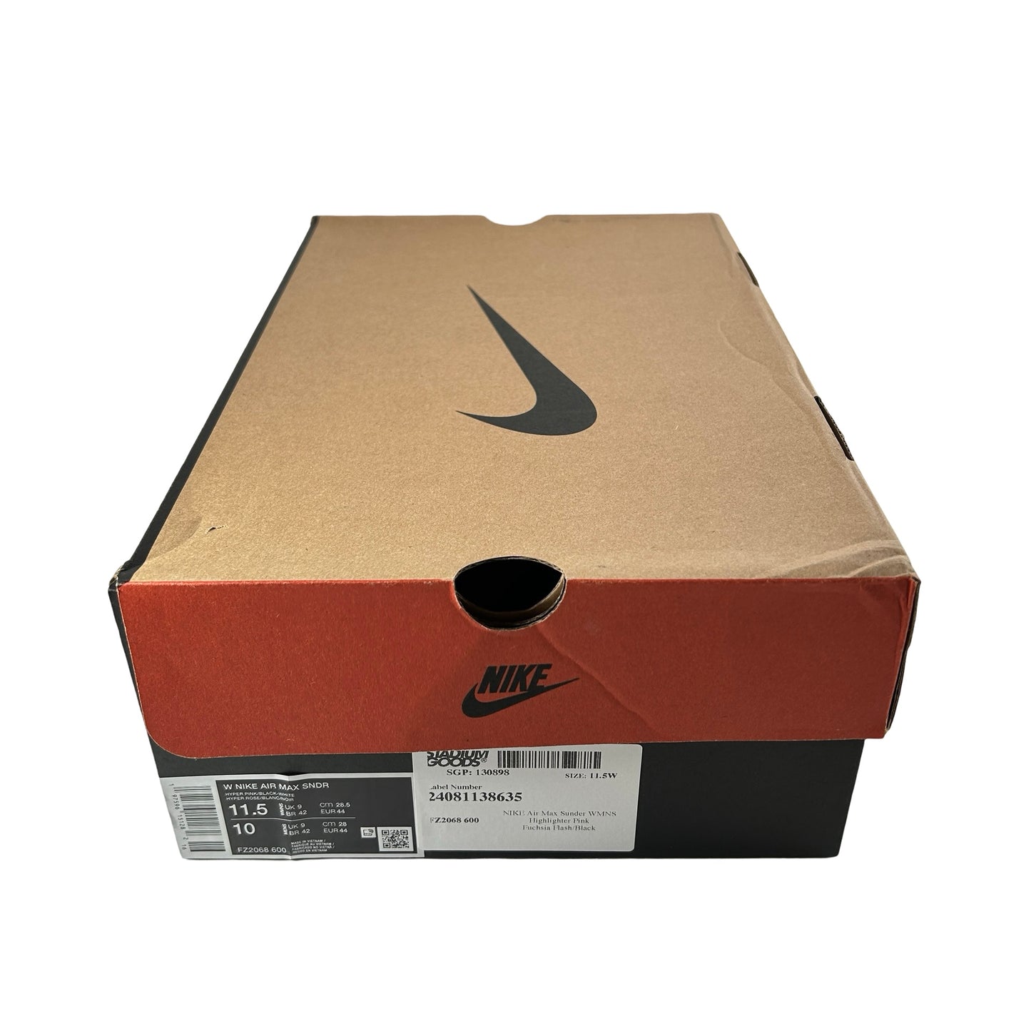 FZ2068 600 Nike Air Max Sunder Hyper Pink Black (Women's) [USED] - 11.5 W (Used)