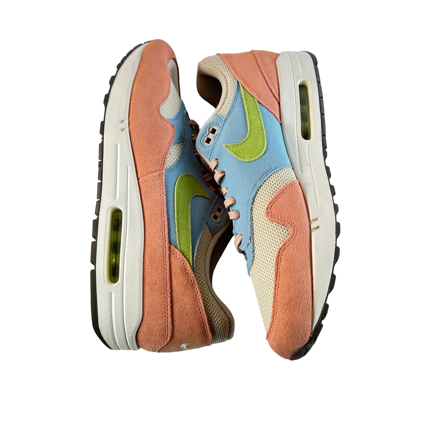 DV3196 800 Nike Air Max 1 Light Madder Root Worn Blue [USED] - 12 M (Used) (No Box)