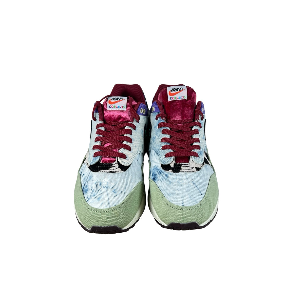 DN1803 300 Nike Air Max 1 Concepts Denim Olive Canvas [USED] - 13 M (Used)