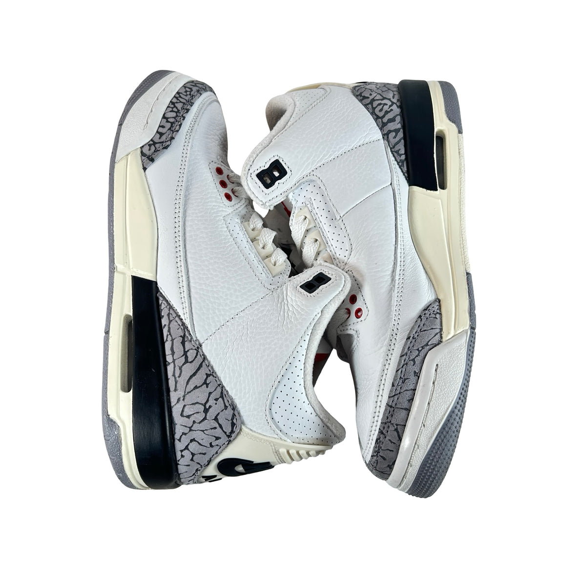 DM0967 100 Jordan 3 Retro White Cement Reimagined (GS) [USED] - 6 Y (Used2) (No Box2)