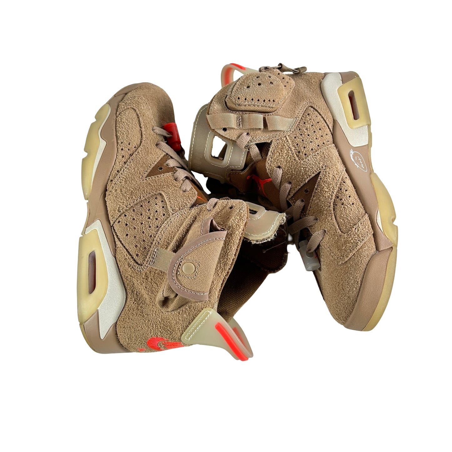 DH0690 200 Jordan 6 Retro Travis Scott British Khaki [USED] - 5.5 M (Used)