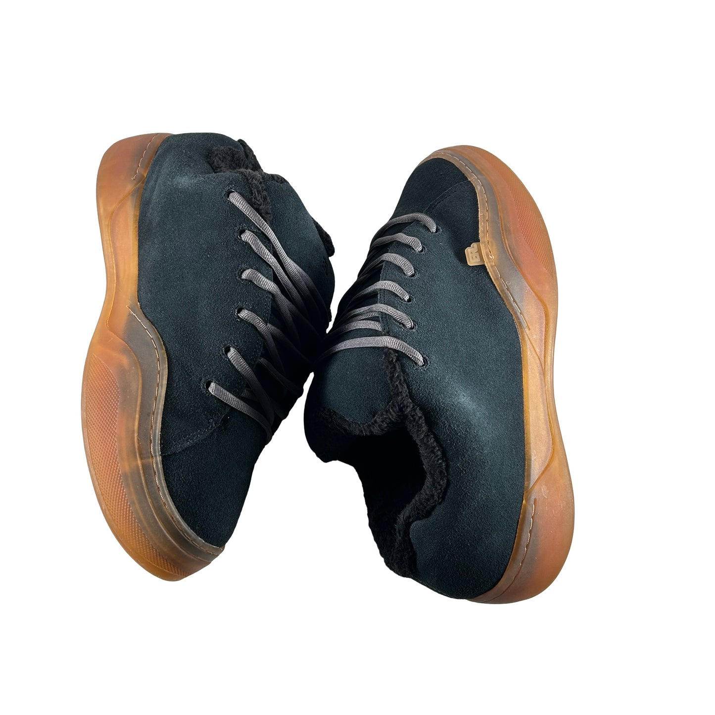 ERL10SH03-3 ERL Vamp Skate Suede Sneakers Pirate Black [USED] - 12 M (Used)