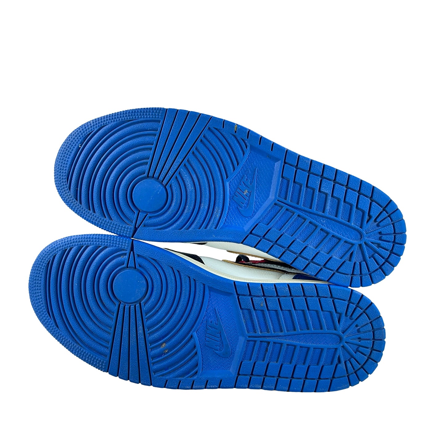 IO7847 002 Jordan 1 Retro High OG SP Fragment x Union LA Varsity Red Sport Royal [USED] - 8 M (Used) (No Box)