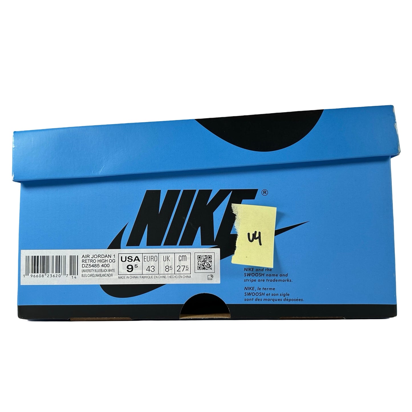 DZ5485 400 Jordan 1 Retro High OG UNC Toe [USED] - 9.5 M (Used4)