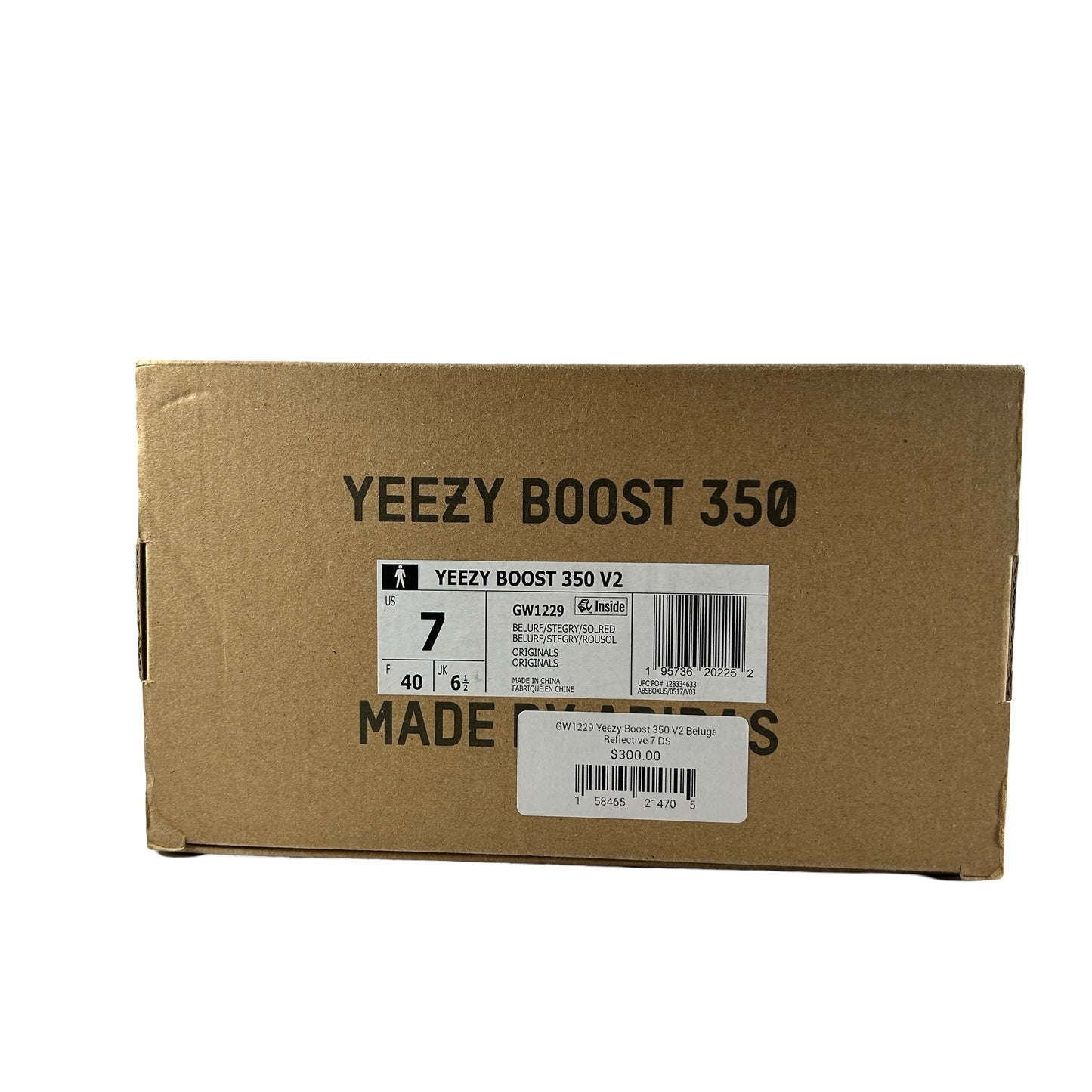GW1229 Yeezy Boost 350 V2 Beluga Reflective [USED] - 7 M (Used)