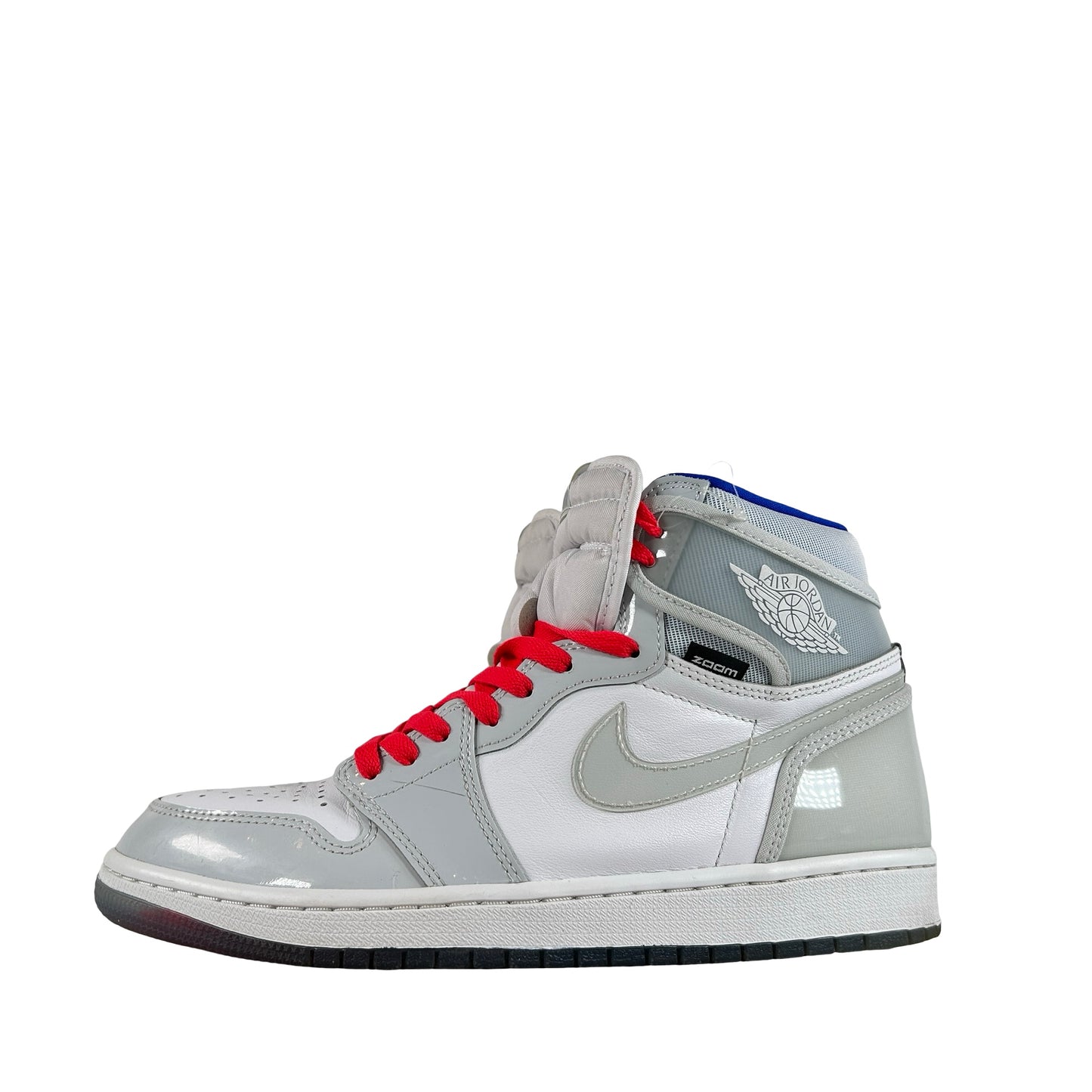 CK6637 104 Jordan 1 Retro High Zoom White Racer Blue [USED] - 9.5 M (Used) (No Box)