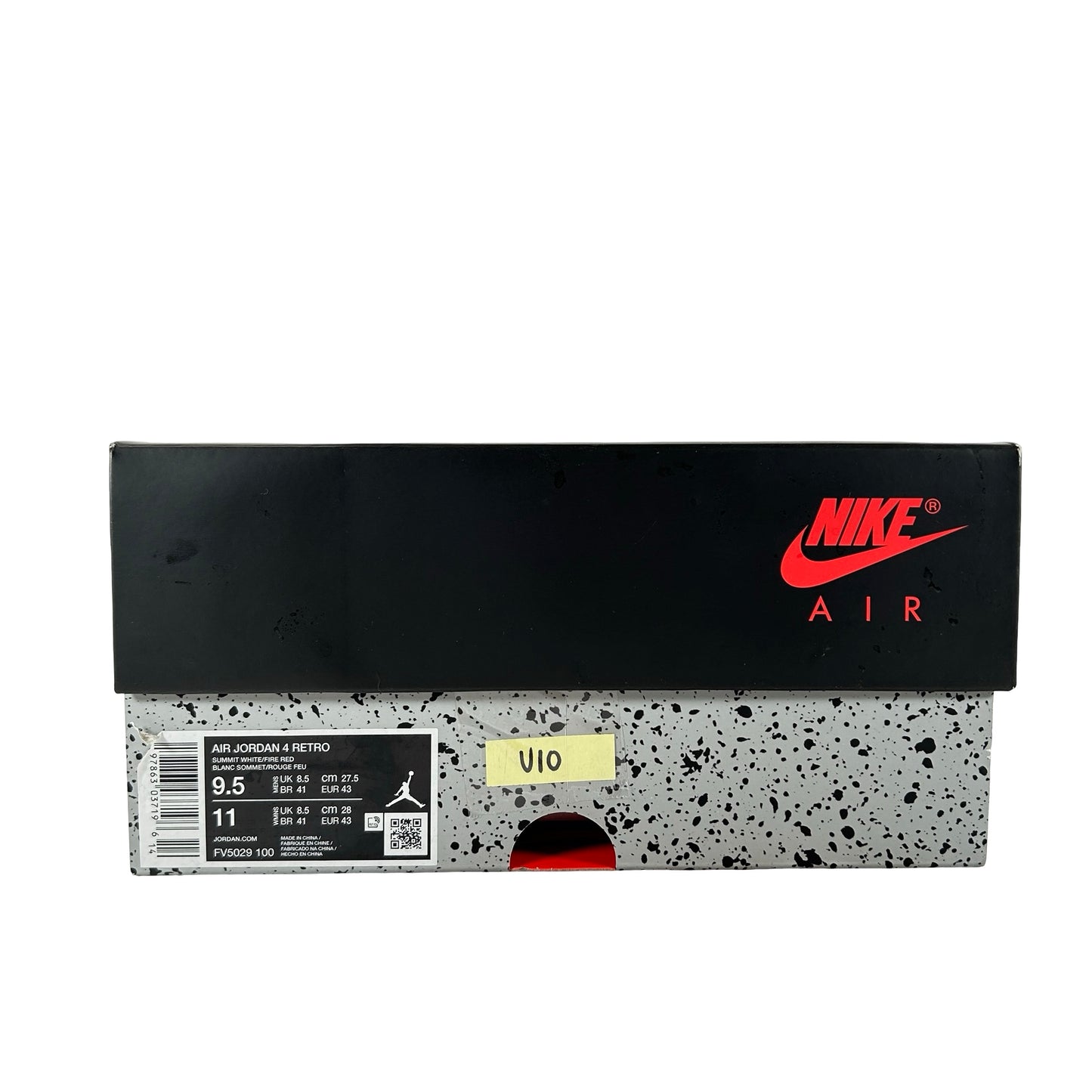 FV5029 100 Jordan 4 Retro White Cement (2025) [USED] - 9.5 M (Used10)