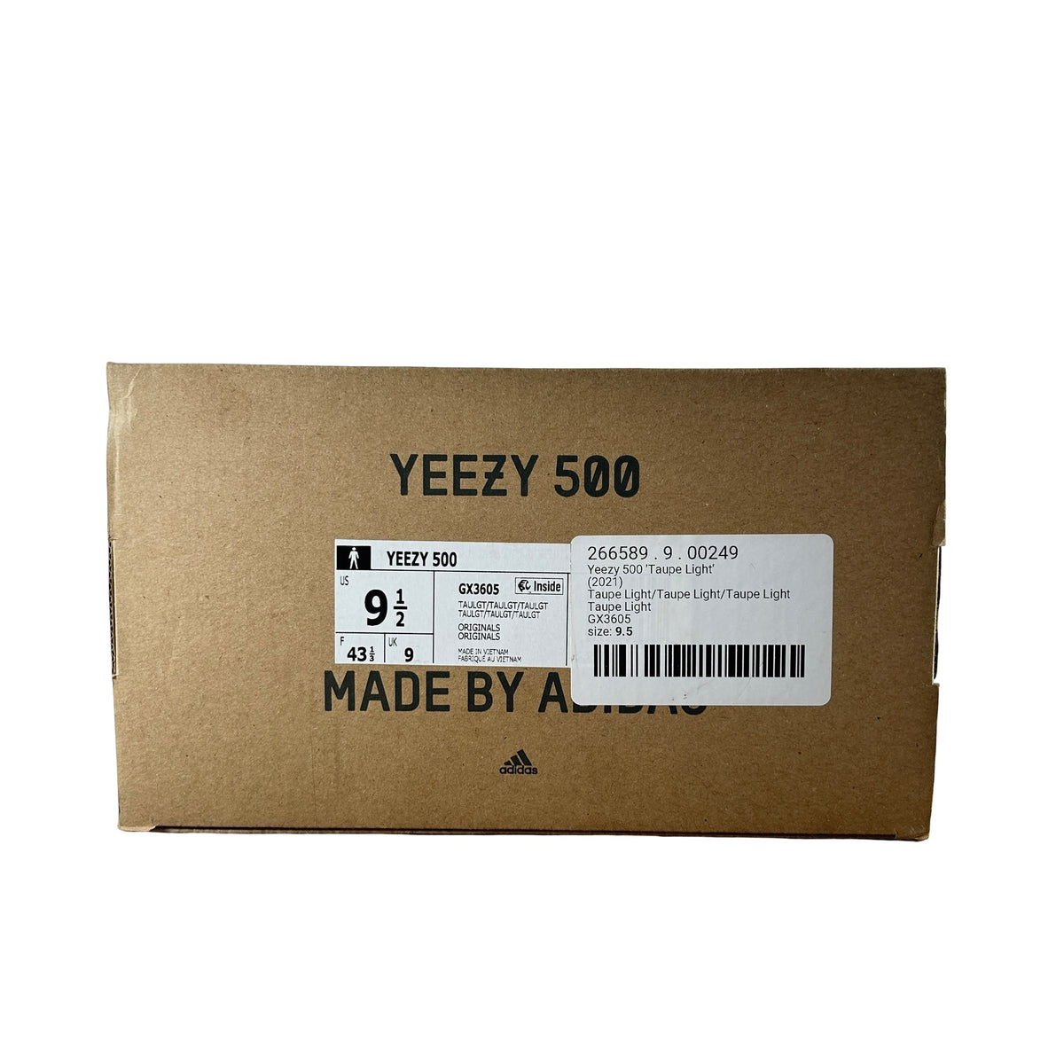 GX3605 Adidas Yeezy 500 Taupe Light [USED] - 9.5 M (Used)