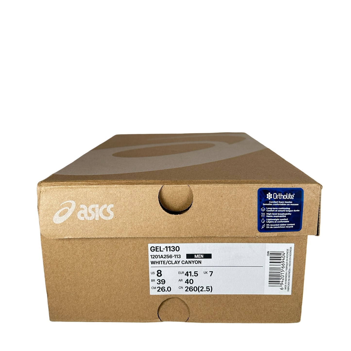 1201A256 113 ASICS Gel-1130 Cañón Arcilla Blanca