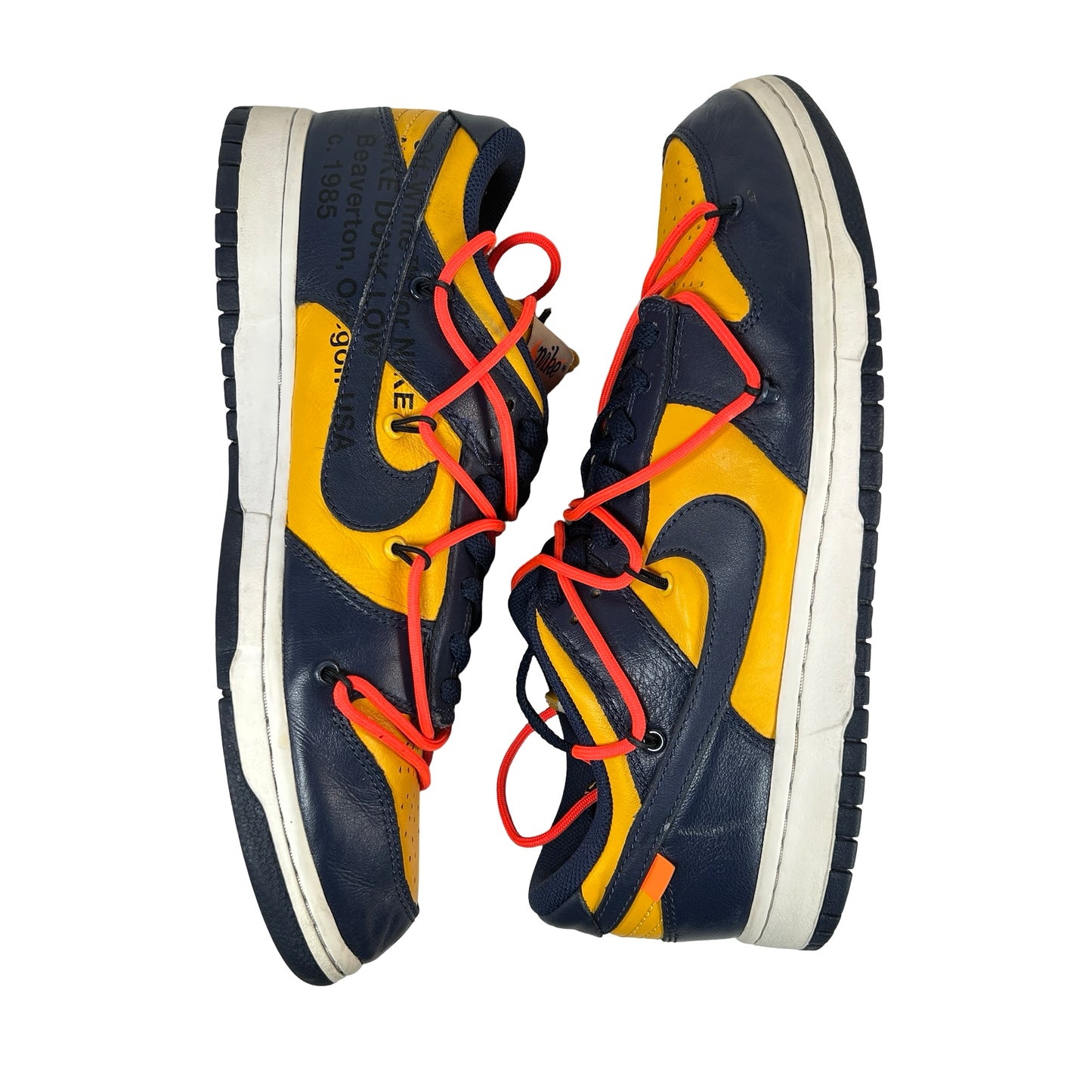 CT0856 700 Dunk Low Off-White University Gold [USED] - 10.5 M (Used3)