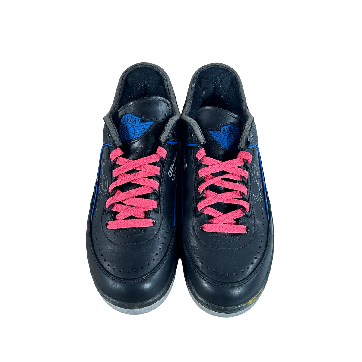 DJ4375 004 Jordan 2 Retro Low SP Off-White Black Blue [USED] - 9 M (Used4)