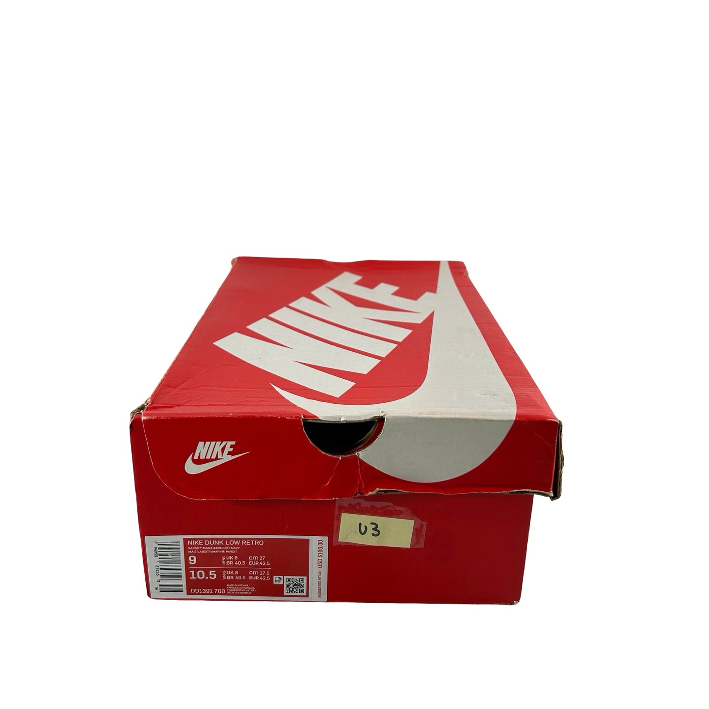 DD1391 700 Nike Dunk Low Michigan [USED] - 9 M (Used3)