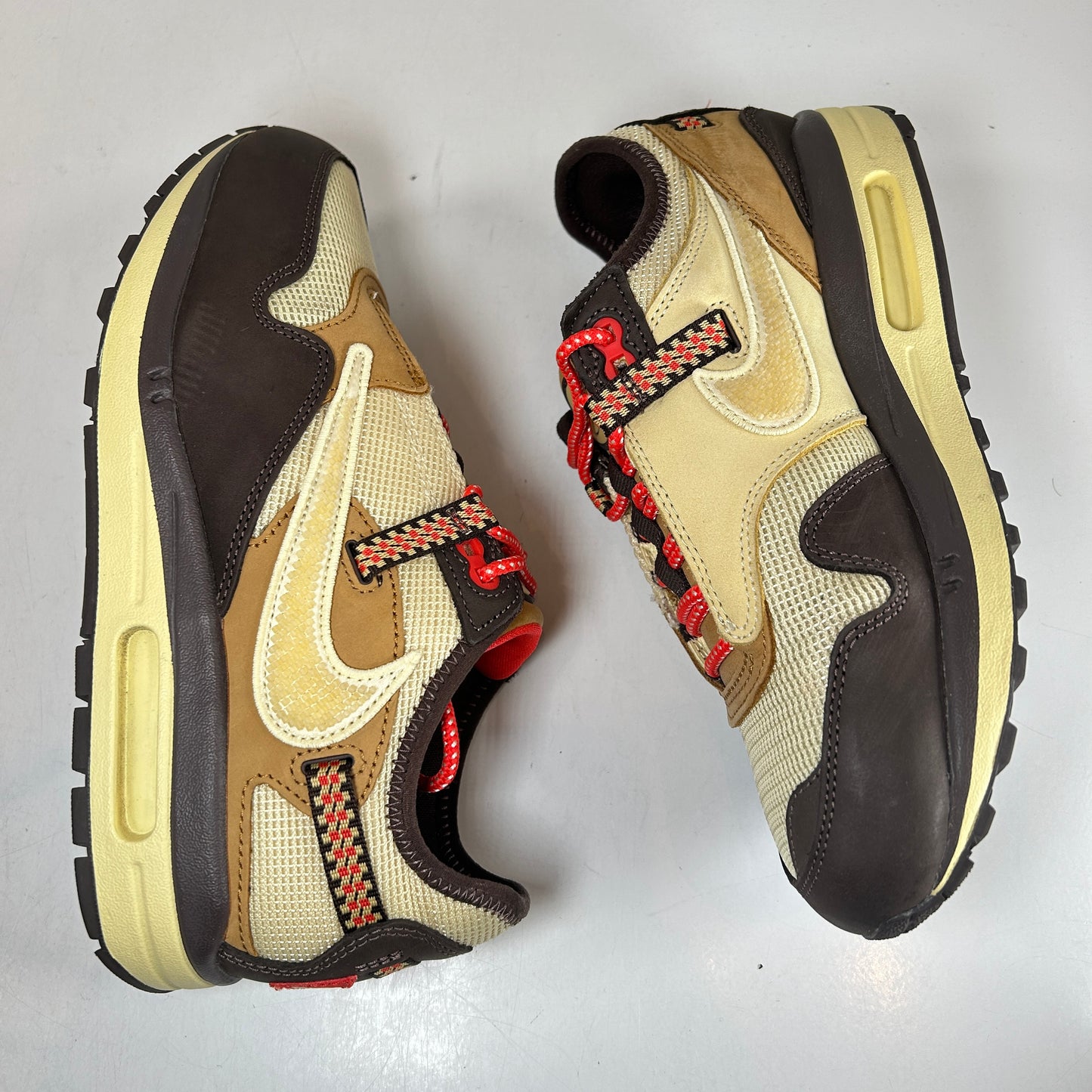 DO9392 200 Nike Air Max 1 Travis Scott Cactus Jack Baroque Brown [USED] - 7.5 M (Used)