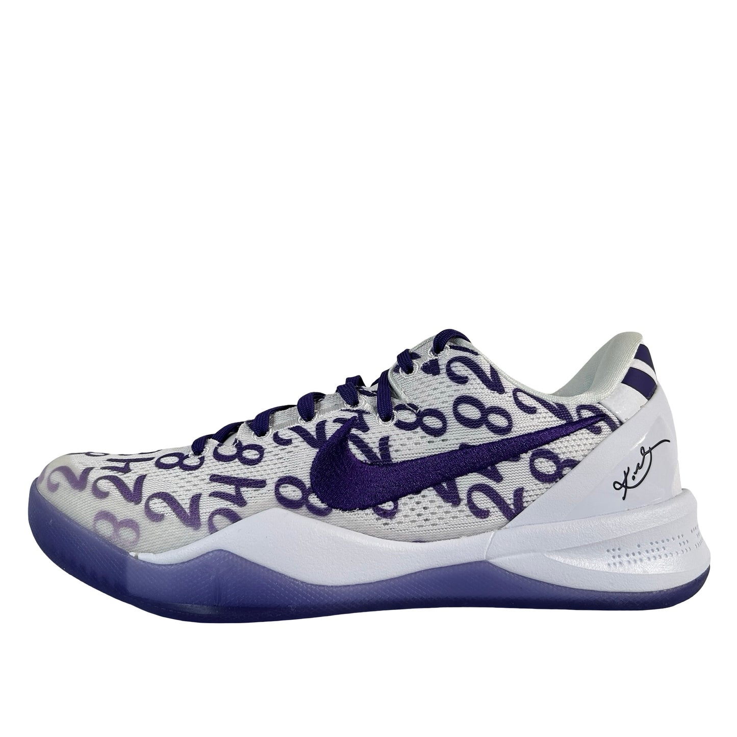 FQ3549 100 Nike Kobe 8 Protro Court Purple [CONDITIONAL] - 9 M (Yellowing)