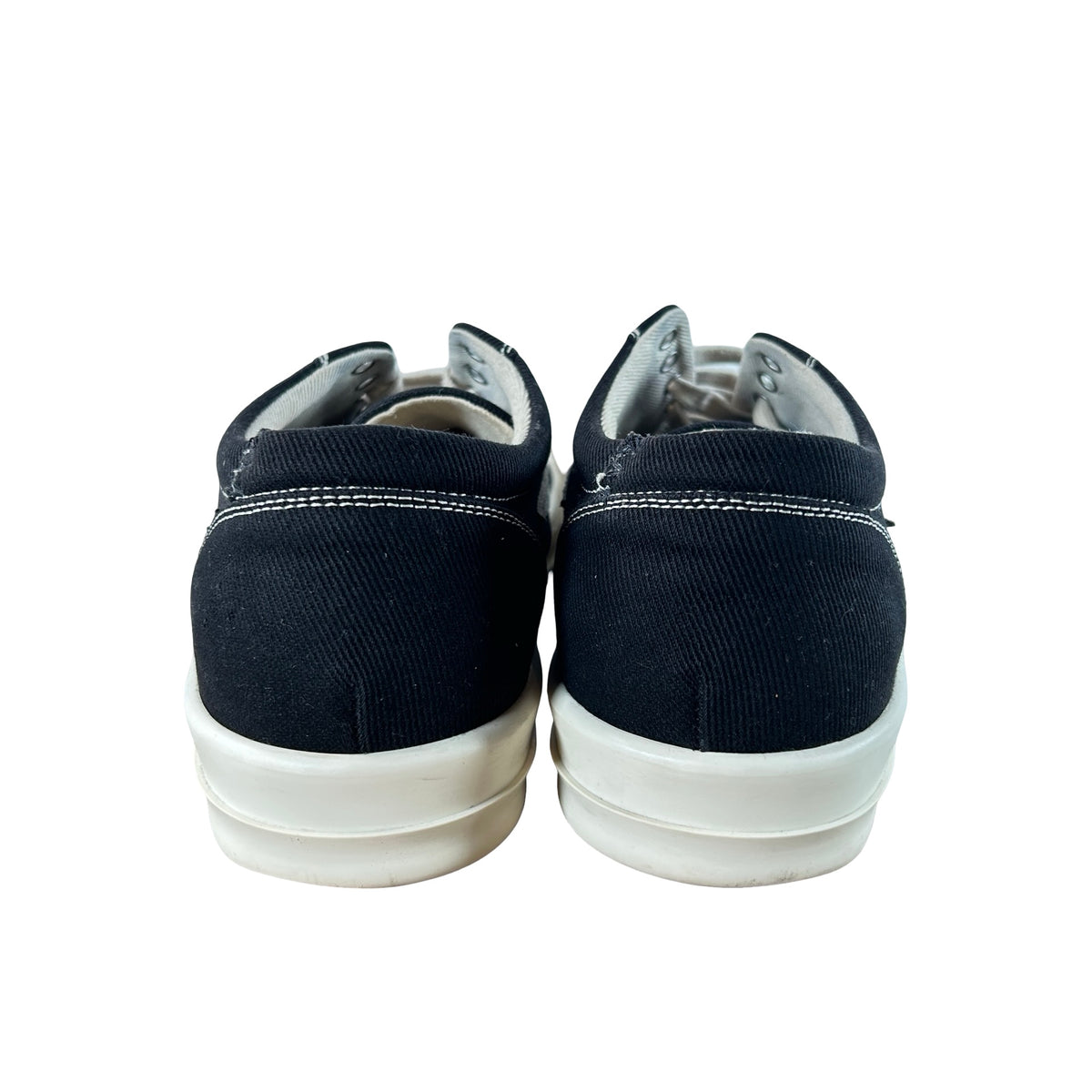 DU02C5803 DO 911 Rick Owens DRKSHDW Vintage Low Black Milk [USED] - EU 42 (Used)