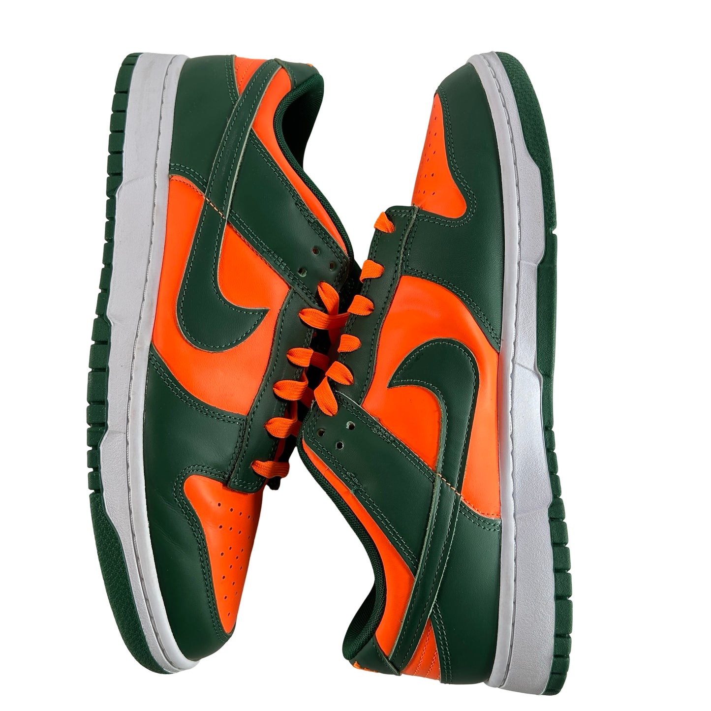 DD1391 300 Nike Dunk Low Retro Miami Hurricanes [USED] - 12 M (Used2)