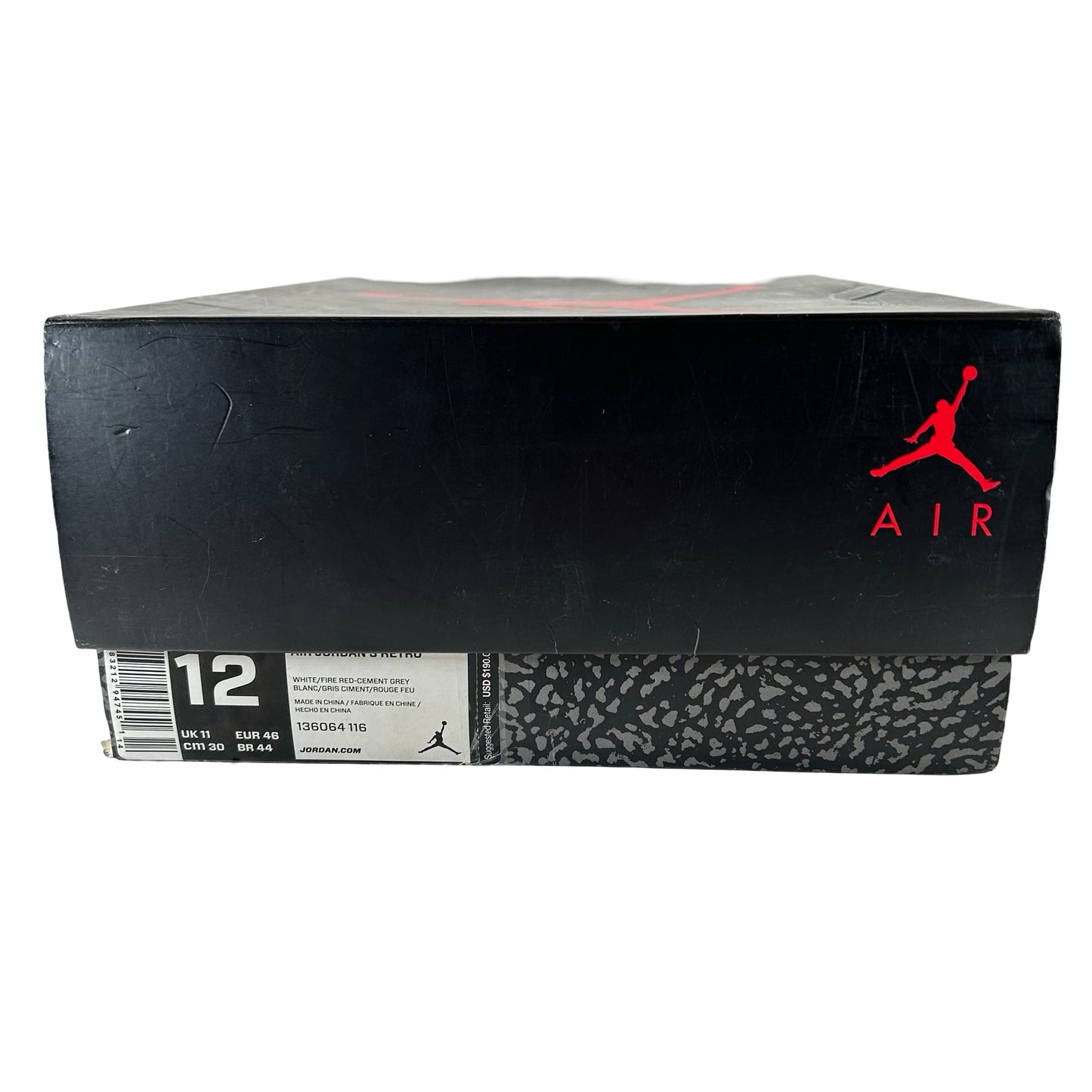 136064 116 Jordan 3 Retro Hall of Fame [USED] - 12 M (Used)