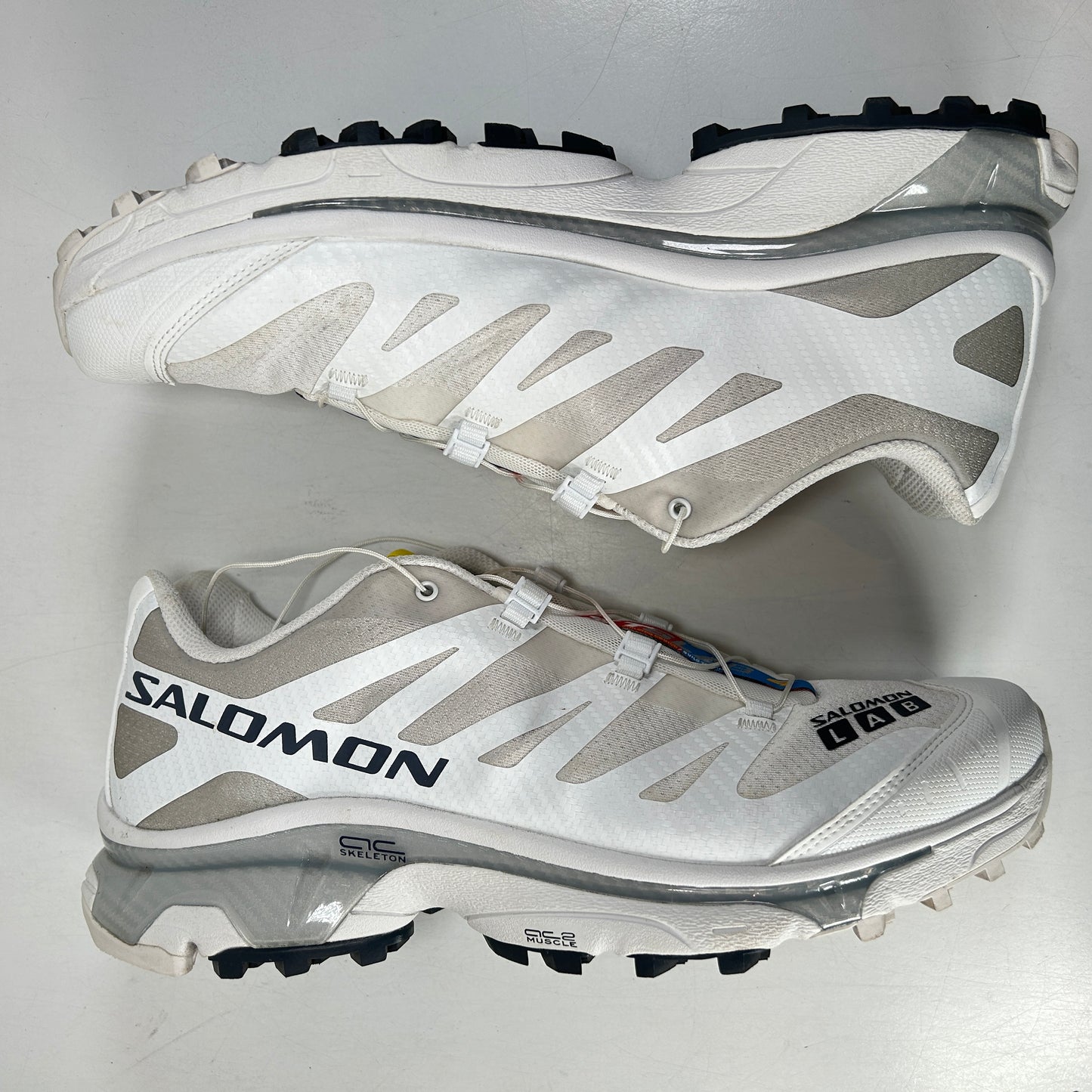 L47133000 Salomon XT-4 OG White Lunar Rock [USED] - 12 M (Used)