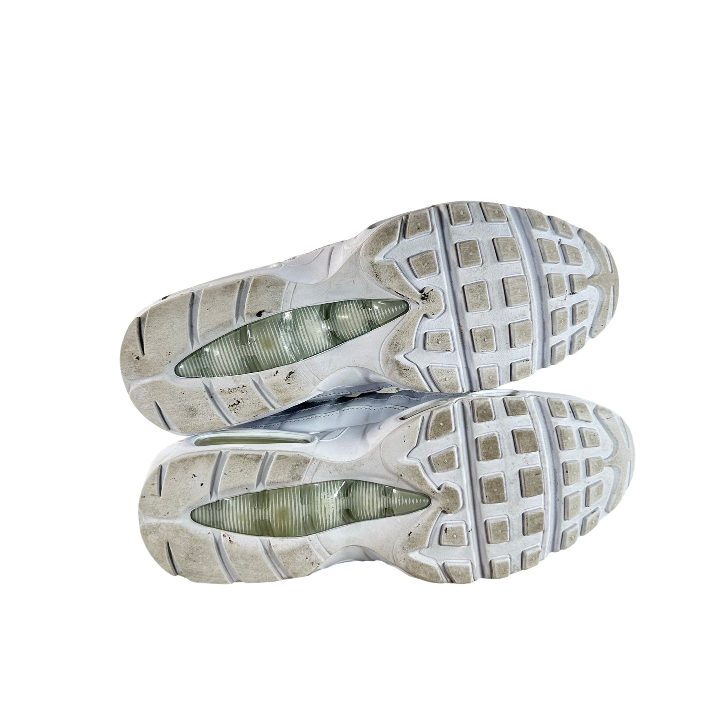 CT1268 100 Nike Air Max 95 Essential White Grey Fog [USED] - 10 M (Used) (No Box)