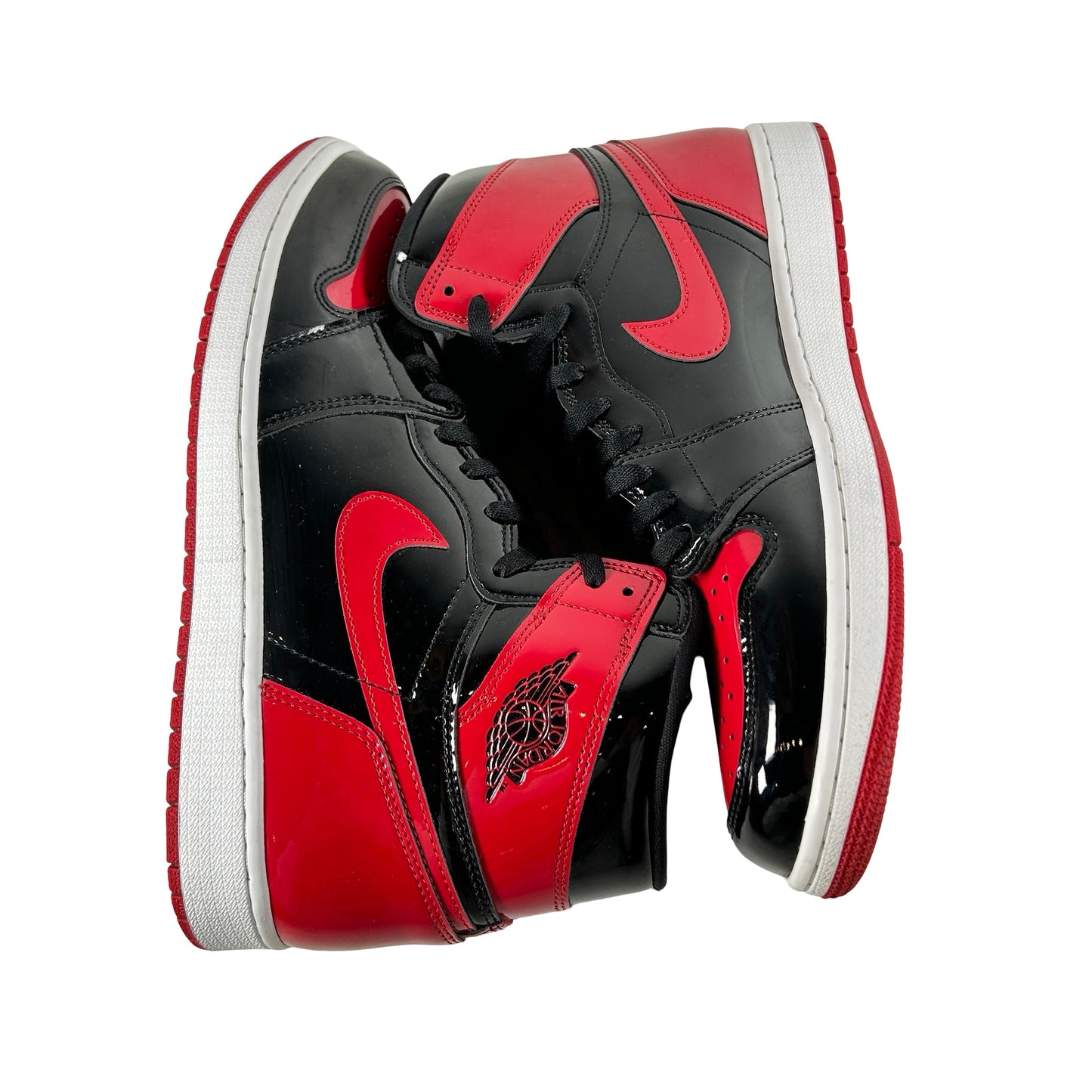 555088 063 Jordan 1 Retro High OG Patent Bred [USED] - 13 M (Used6)