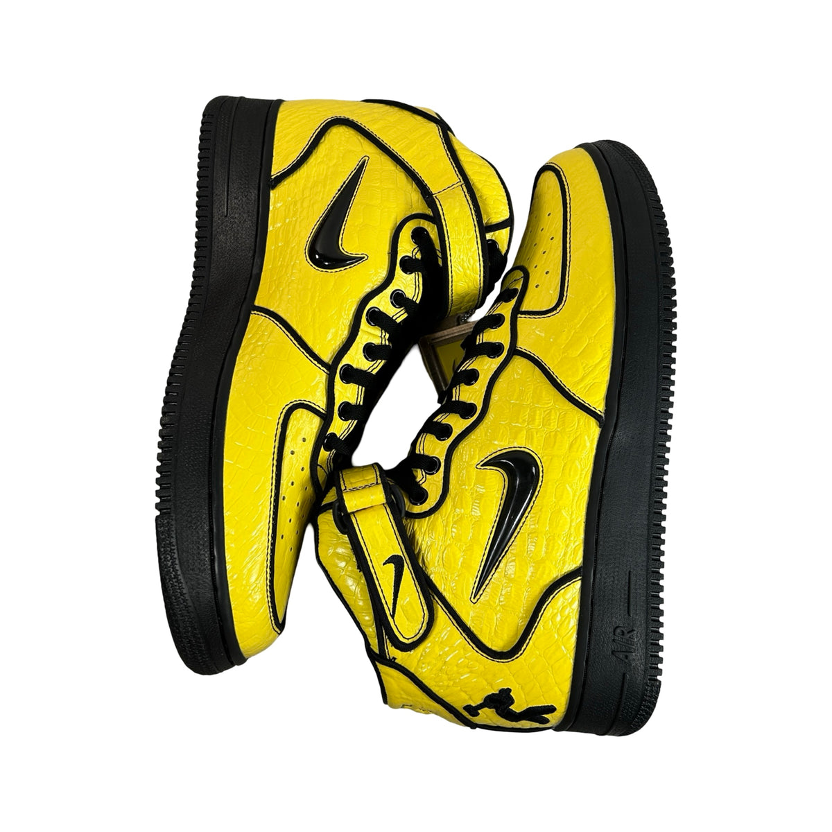 JA6675 700 Nike Air Force 1 Mid Lil Yachty Concrete Boys Opti Yellow