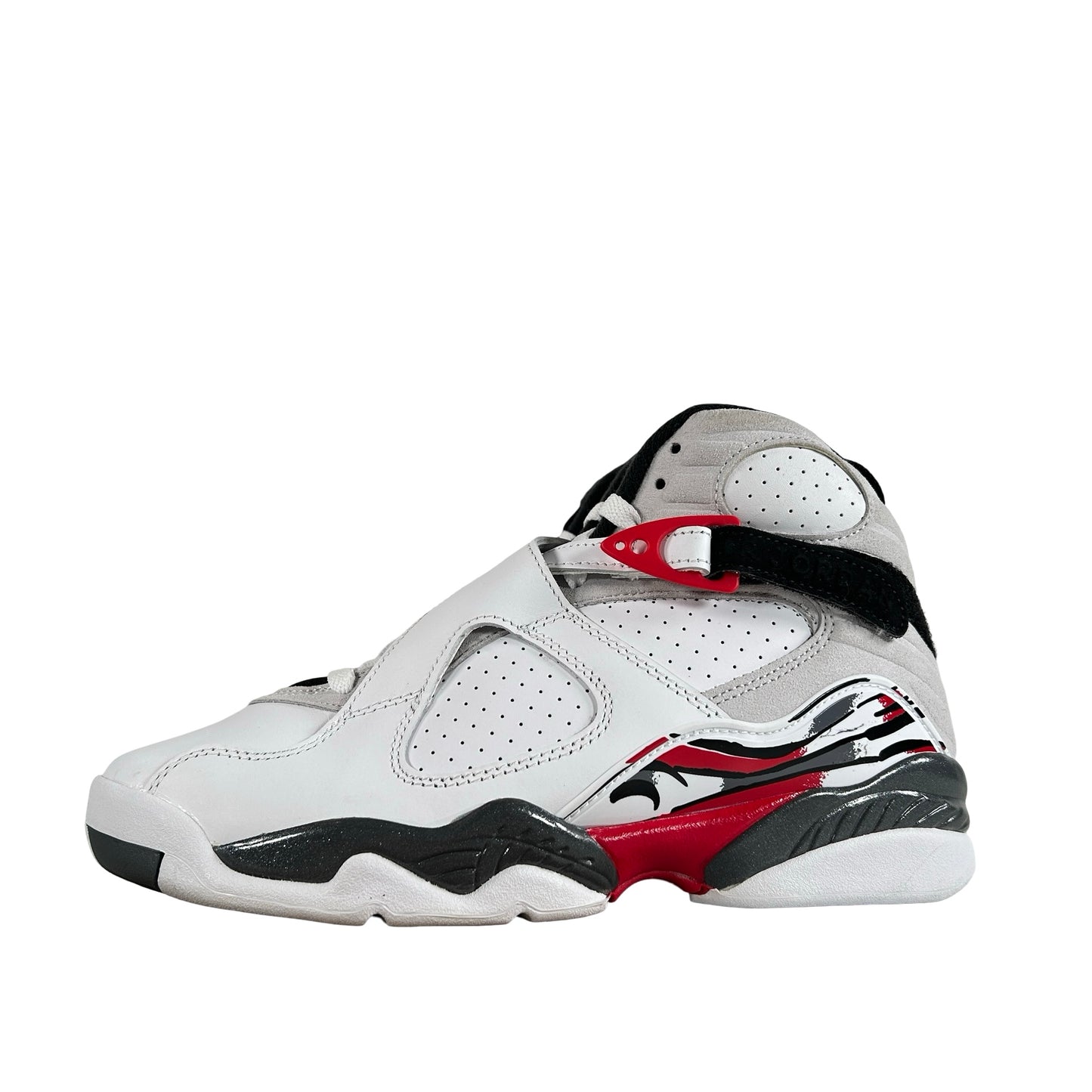305368 100 Jordan 8 Retro White True Red (2025) (GS) [USED] - 7 Y (Used2)