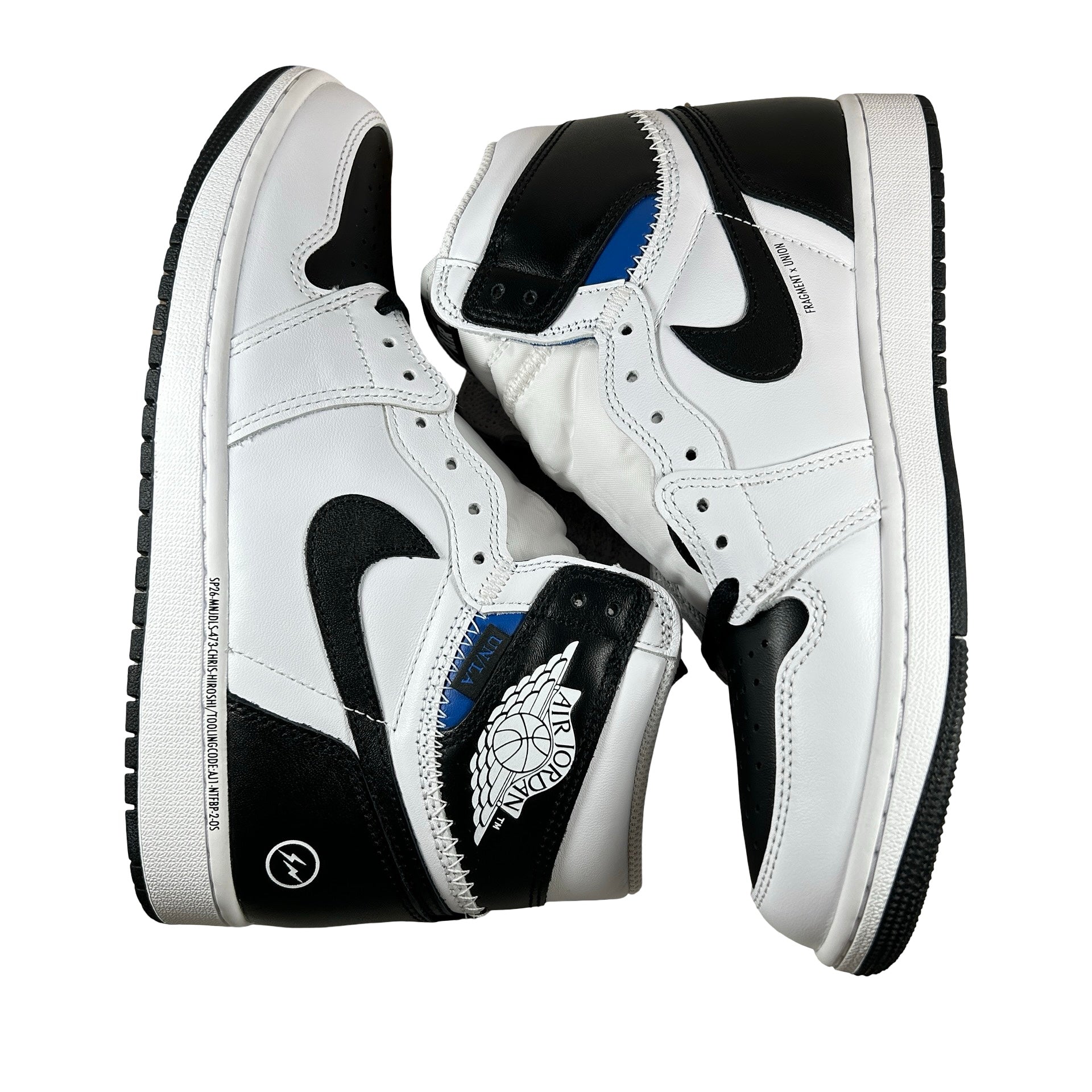 II7282 100 Air Jordan 1 Retro High OG SP Fragment x Union LA White