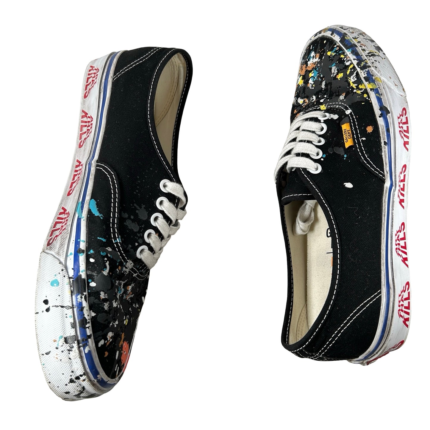 VN000EEUBLA Vans Authentic Reissue 44 Gallery Dept. Art That Kills Black [USED] - 10 M (Used)