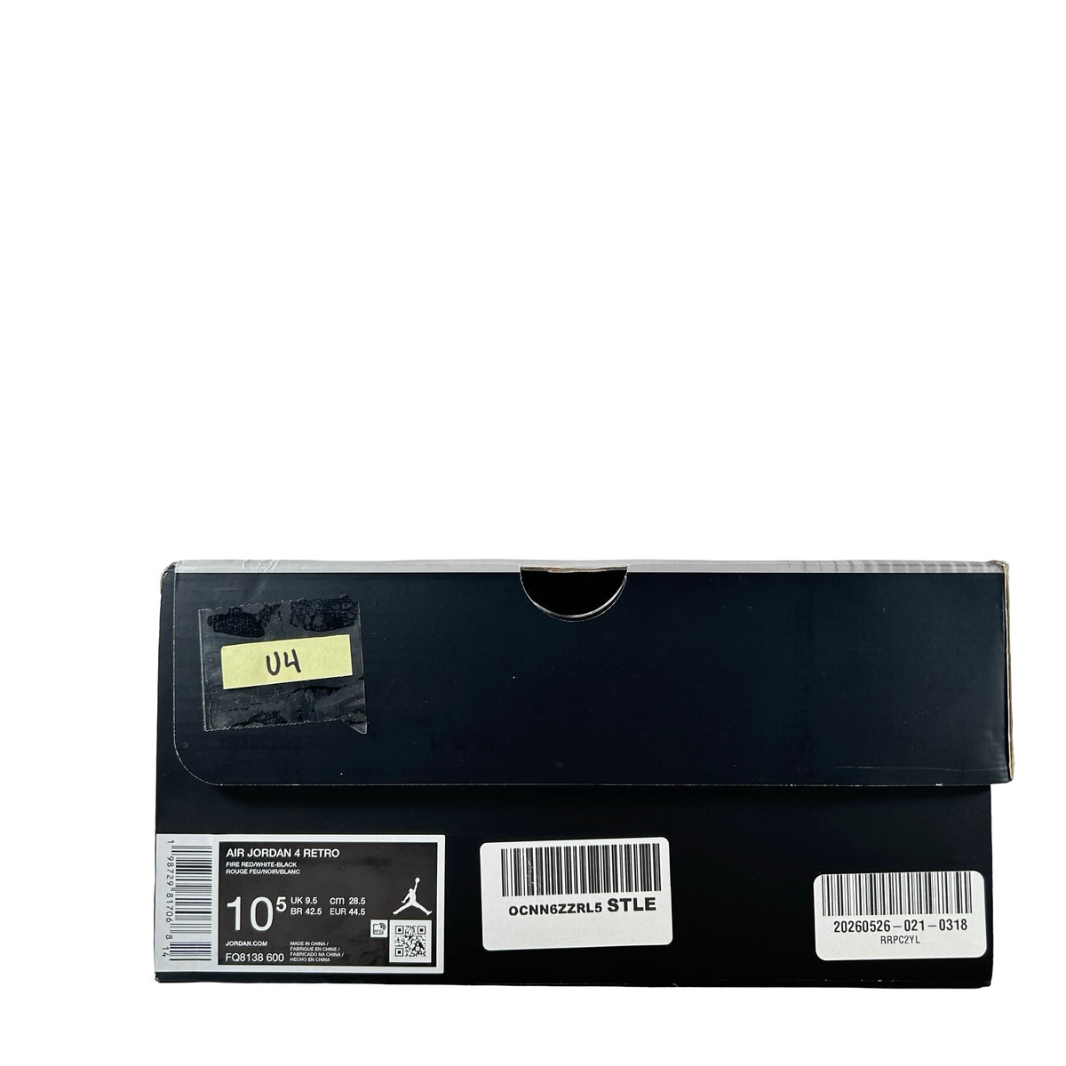 FQ8138 600 Jordan 4 Retro Toro Bravo (2026) [USED] - 10.5 M (Used4)