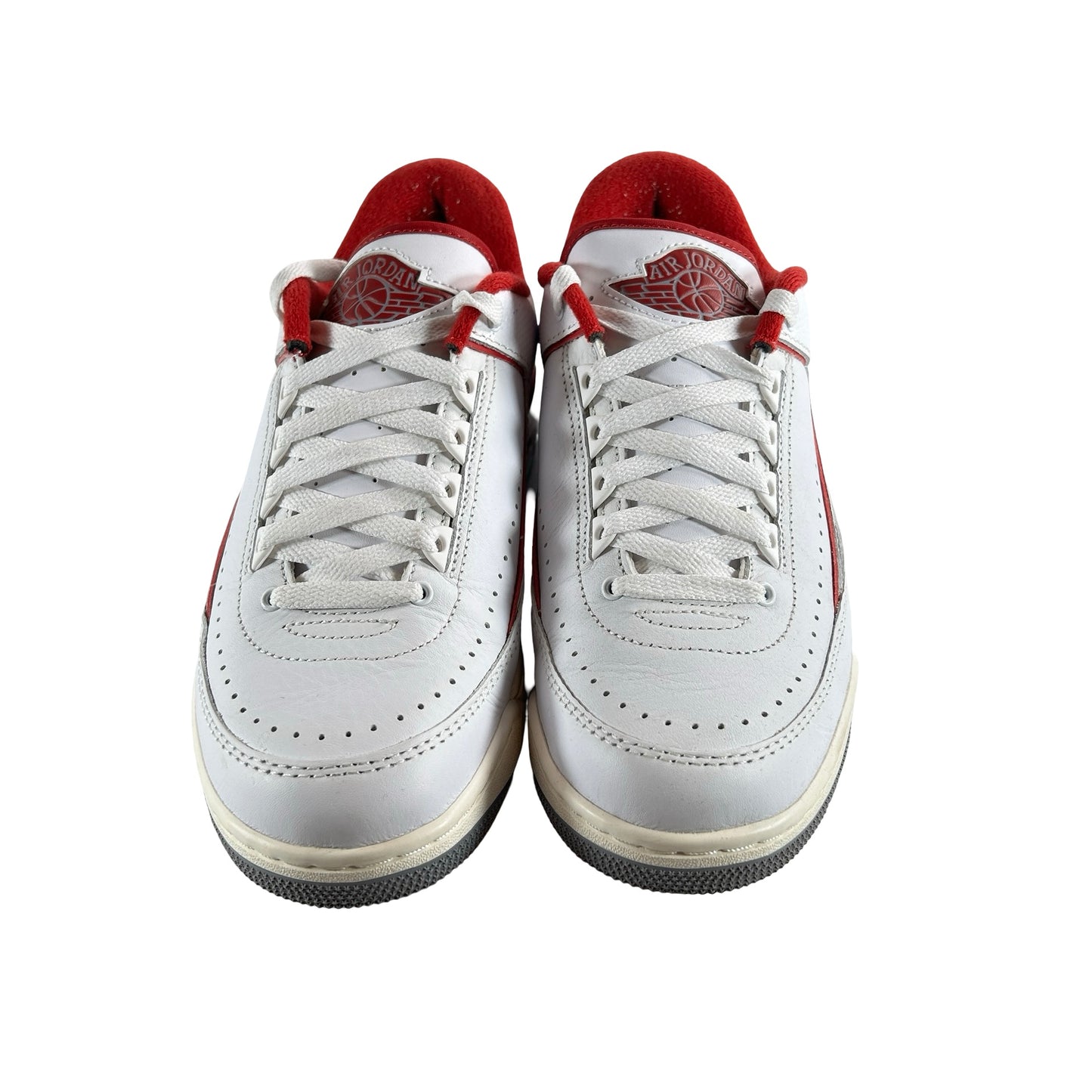 FD0383 161 Jordan 2/3 White Varsity Red [USED] - 8.5 M (Used)