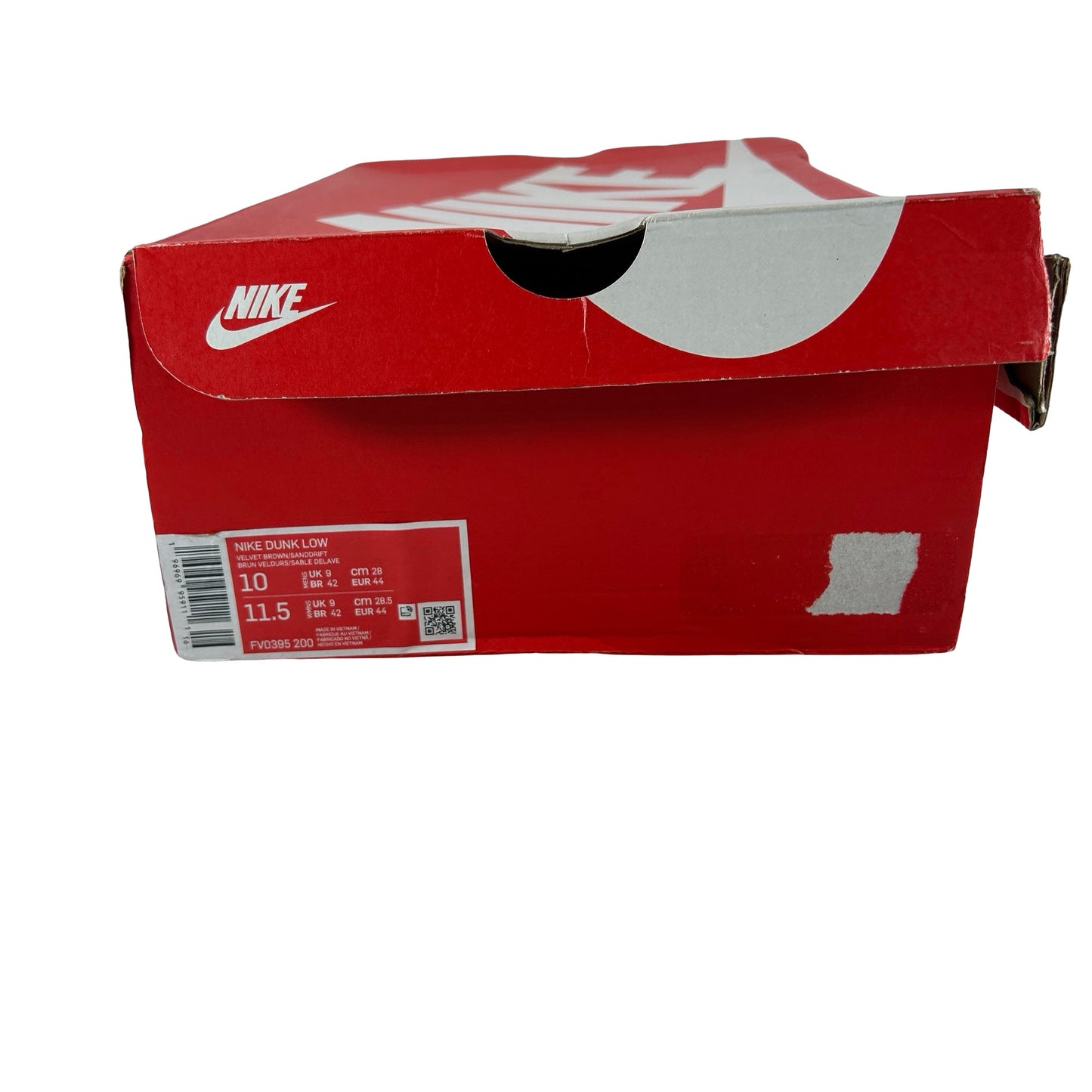 FV0395 200 Nike Dunk Low Red Panda [USED] - 10 M (Used)