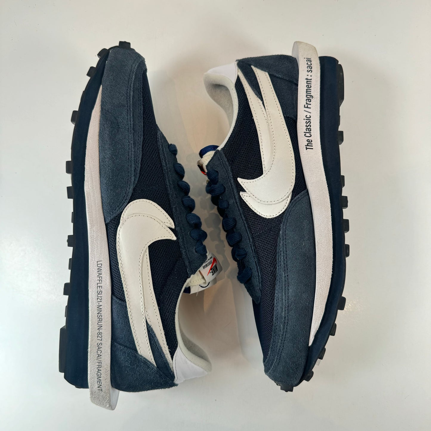 DH2684 400 Nike LD Waffle SF sacai Fragment Blue Void [USED] - 12 M (Used) (No Box)