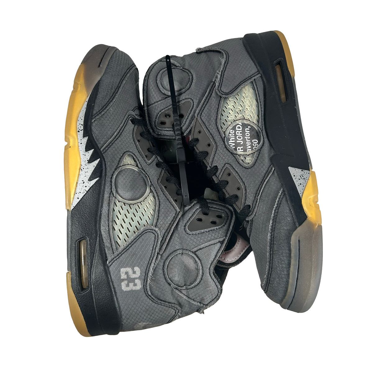 CT8480 001 Jordan 5 Off-White Black [USED] - 9 M (Used13)