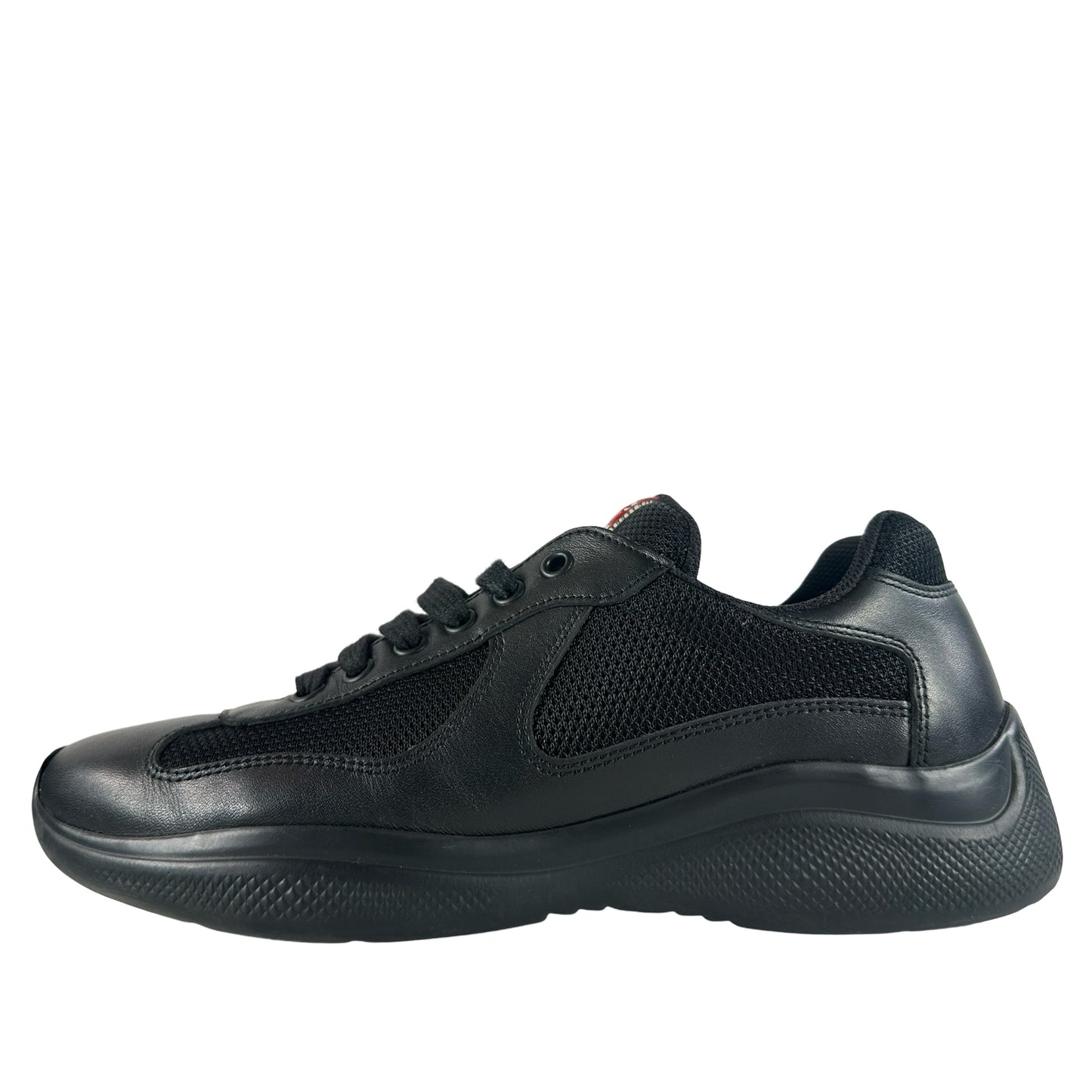 4E3400 6GW F0002 Prada Men's America's Cup Sneakers Black [USED] - 5 (Used)