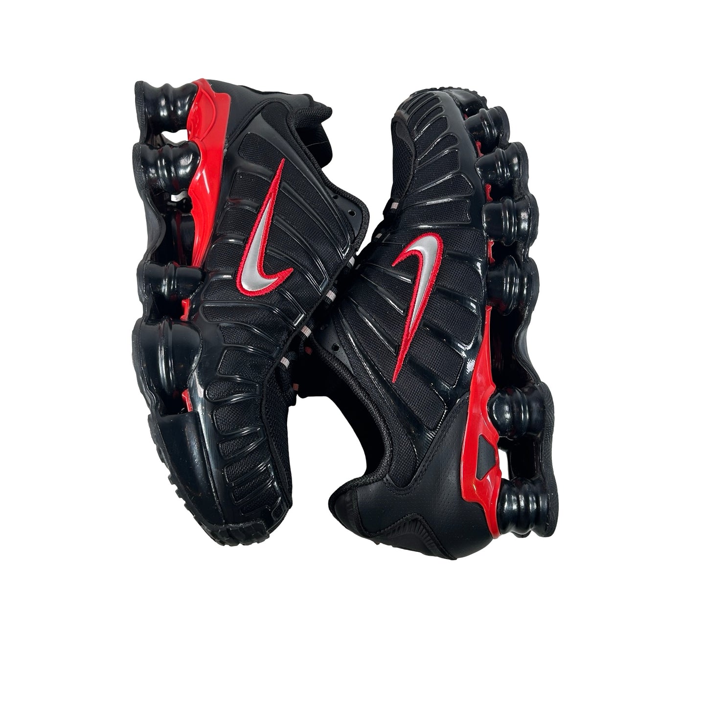 CN0151 003 Nike Shox TL Black University Red [USED] - 9.5 M (Used)
