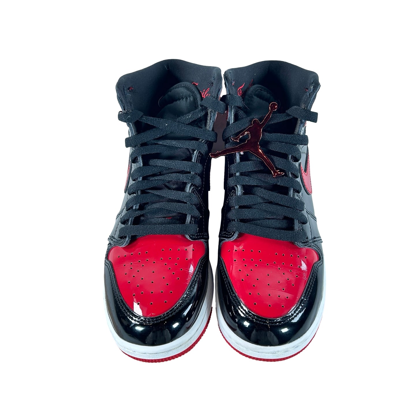 575441 063 Jordan 1 Retro High OG Patent Bred (GS) [USED] - 6.5 Y (Used) (No Box)