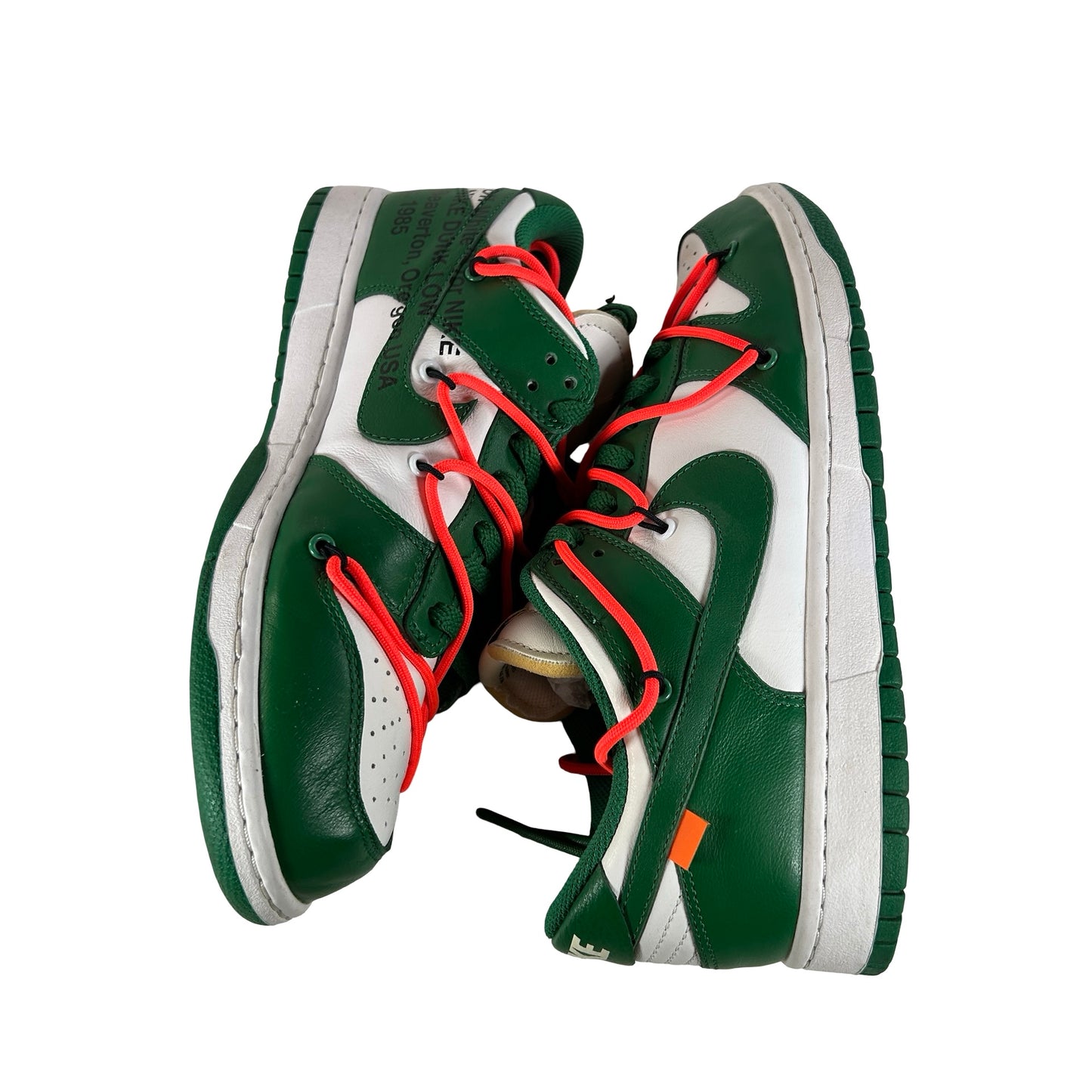 CT0856 100 Nike Dunk Low Off-White Green [USED] - 9 M (Used2)